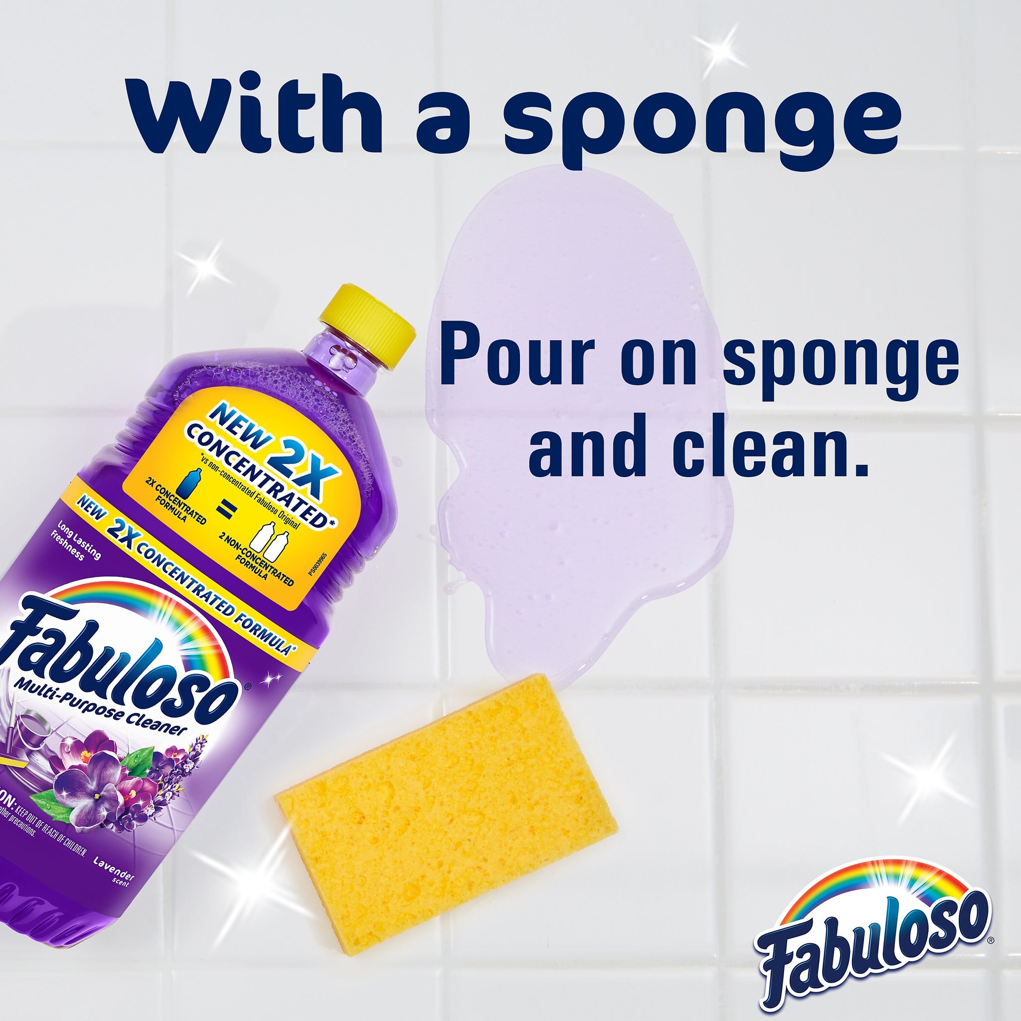 Fabuloso Multi-Purpose Cleaner, Lavender Scent, 169 fl. oz., 3/Carton