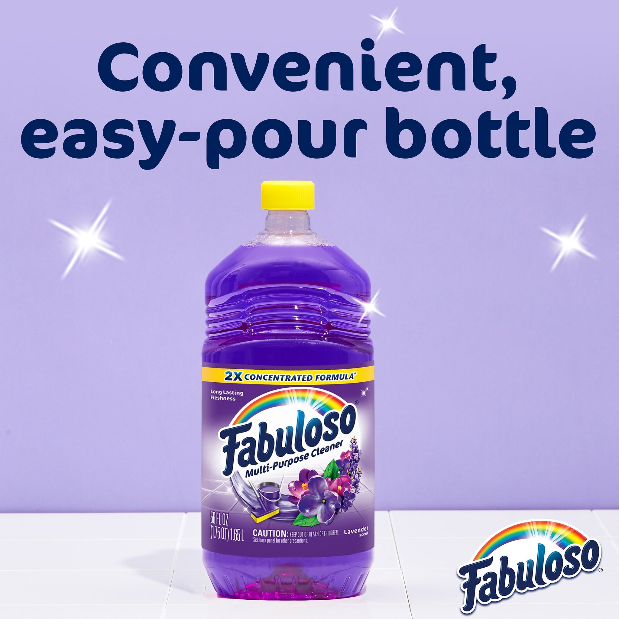 Fabuloso Multi-Purpose Cleaner, Lavender Scent, 56 fl. oz., 6/Carton