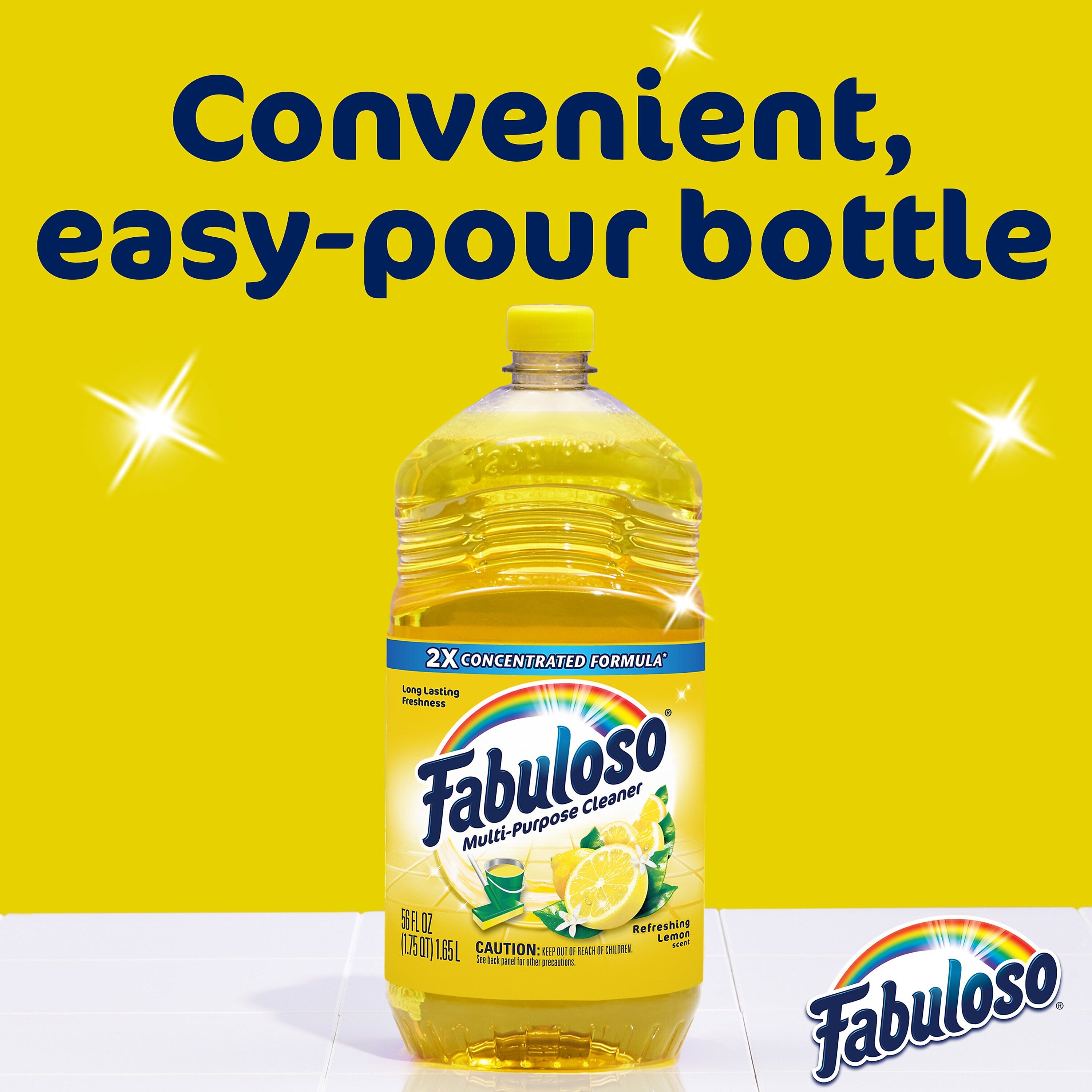 Fabuloso Multi-Purpose Cleaner, Refreshing Lemon Scent, 169 fl. oz.