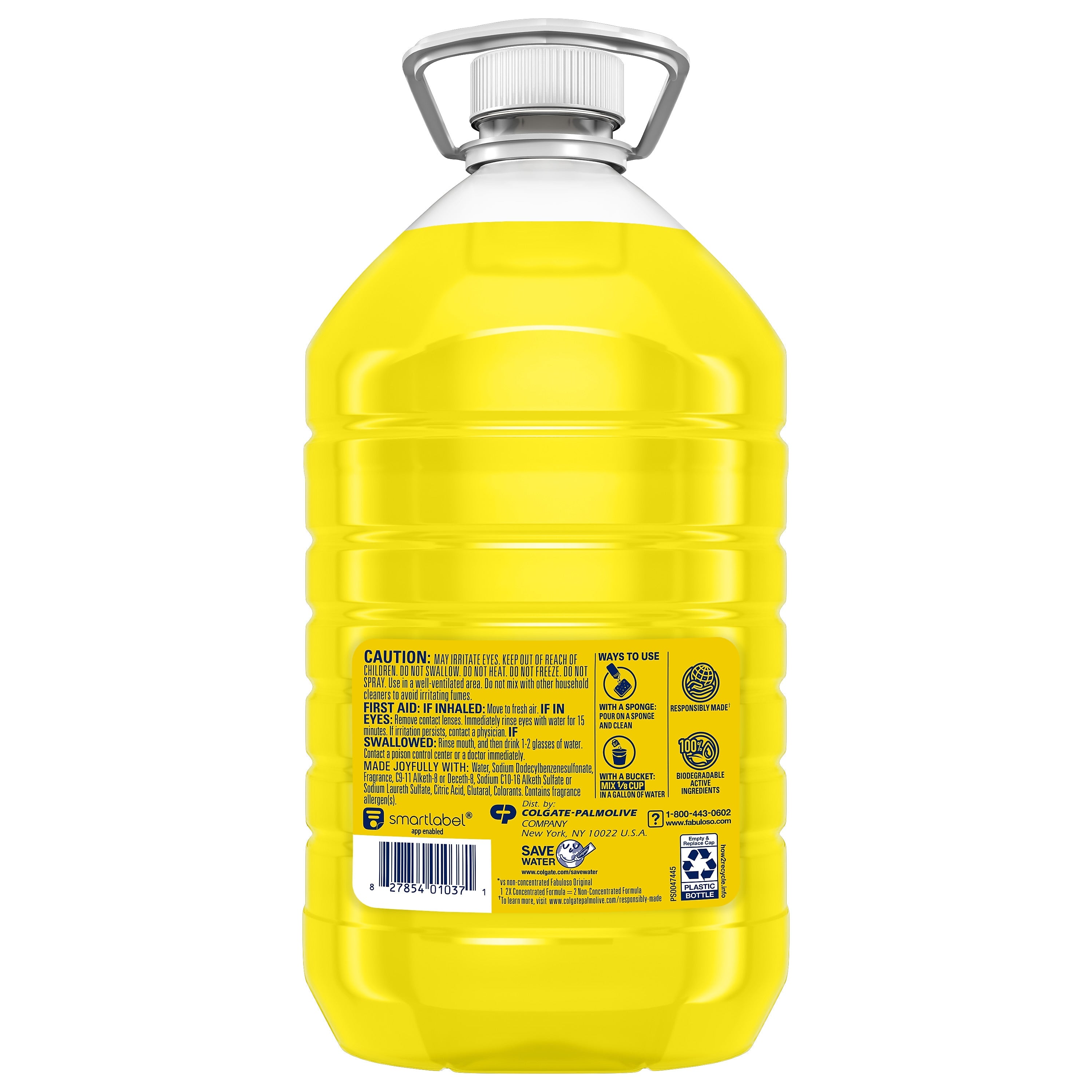 Fabuloso Multi-Purpose Cleaner, Refreshing Lemon Scent, 169 fl. oz.
