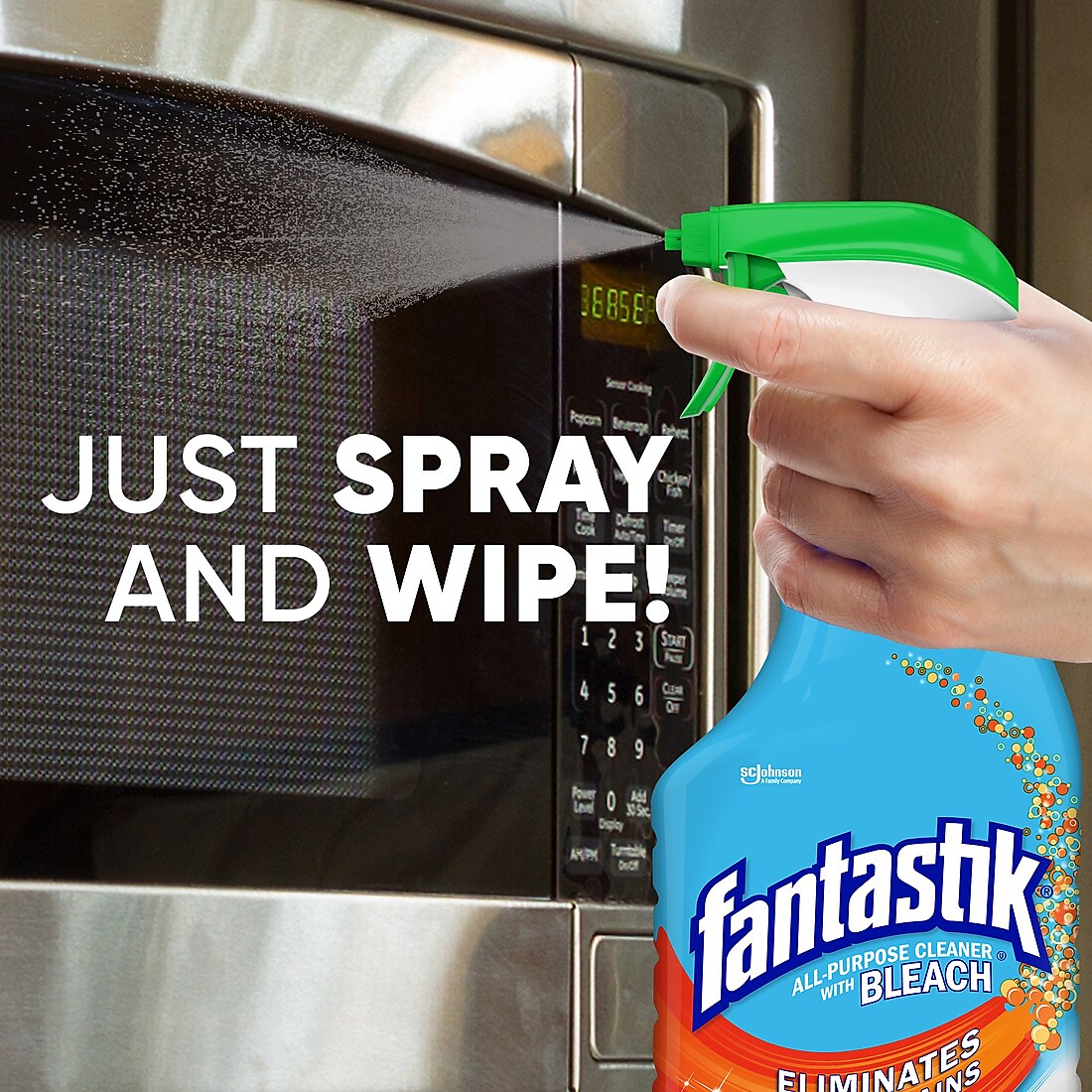 Fantastik All-Purpose Cleaner with Bleach, Fresh, 32 Oz.