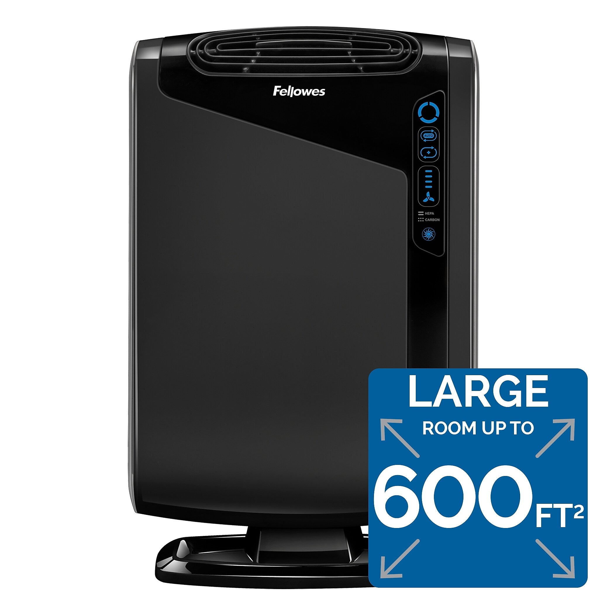 Fellowes AeraMax,True HEPA Console Air Purifier, Black