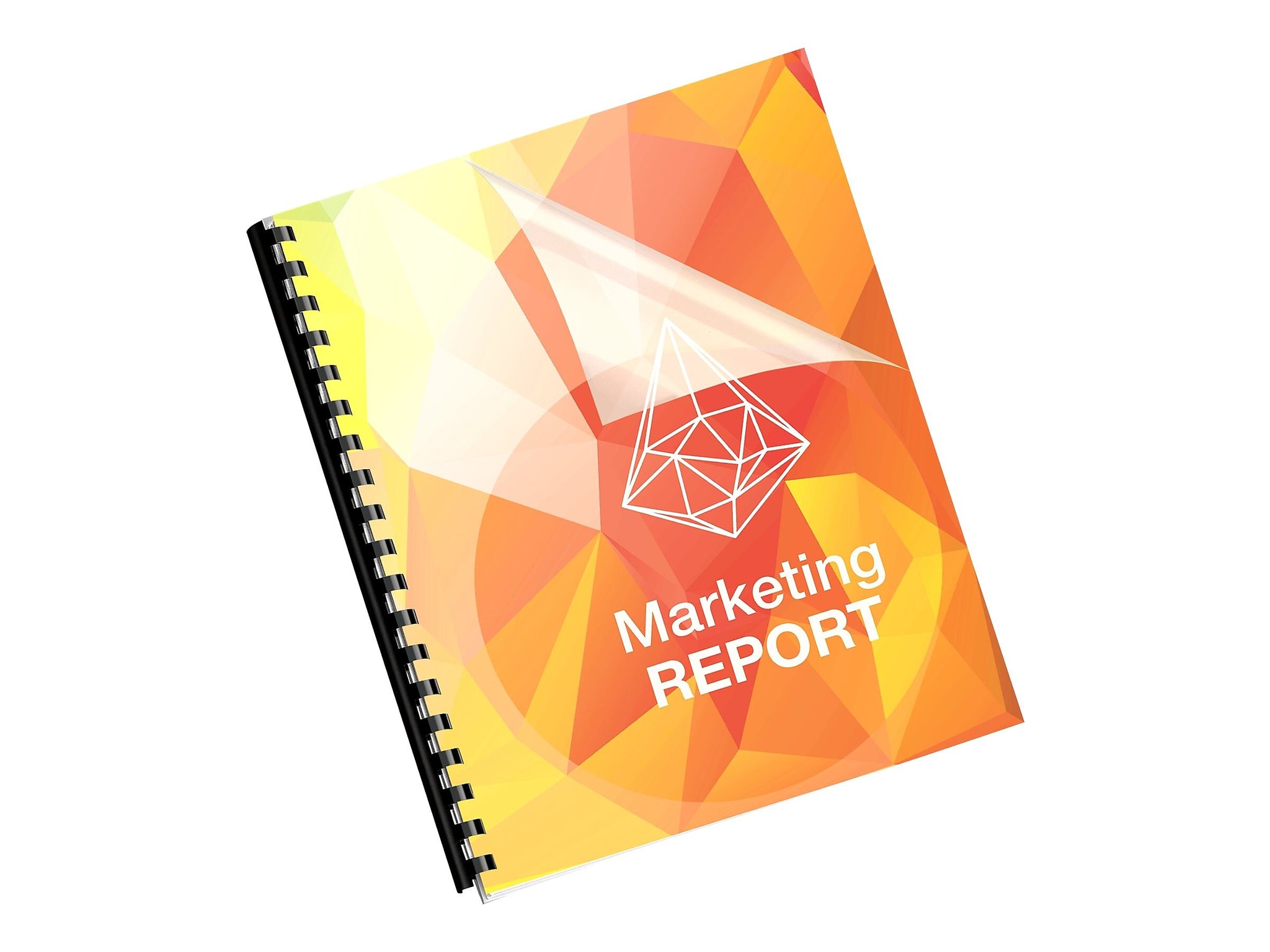 Fellowes Crystals Presentation Covers, Letter Size, Clear, 100/Pack