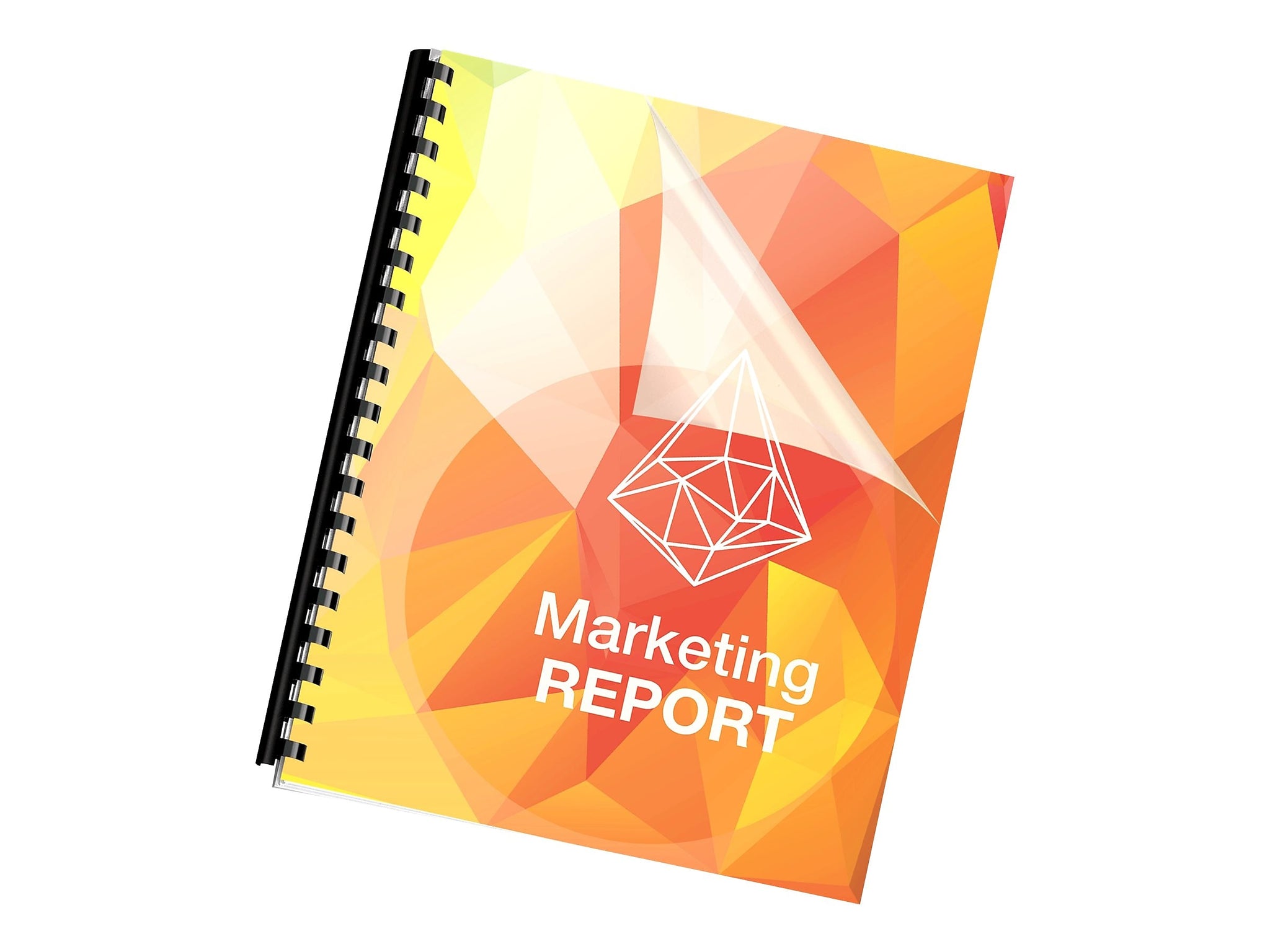 Fellowes Crystals Presentation Covers, Letter Size, Clear, 100/Pack