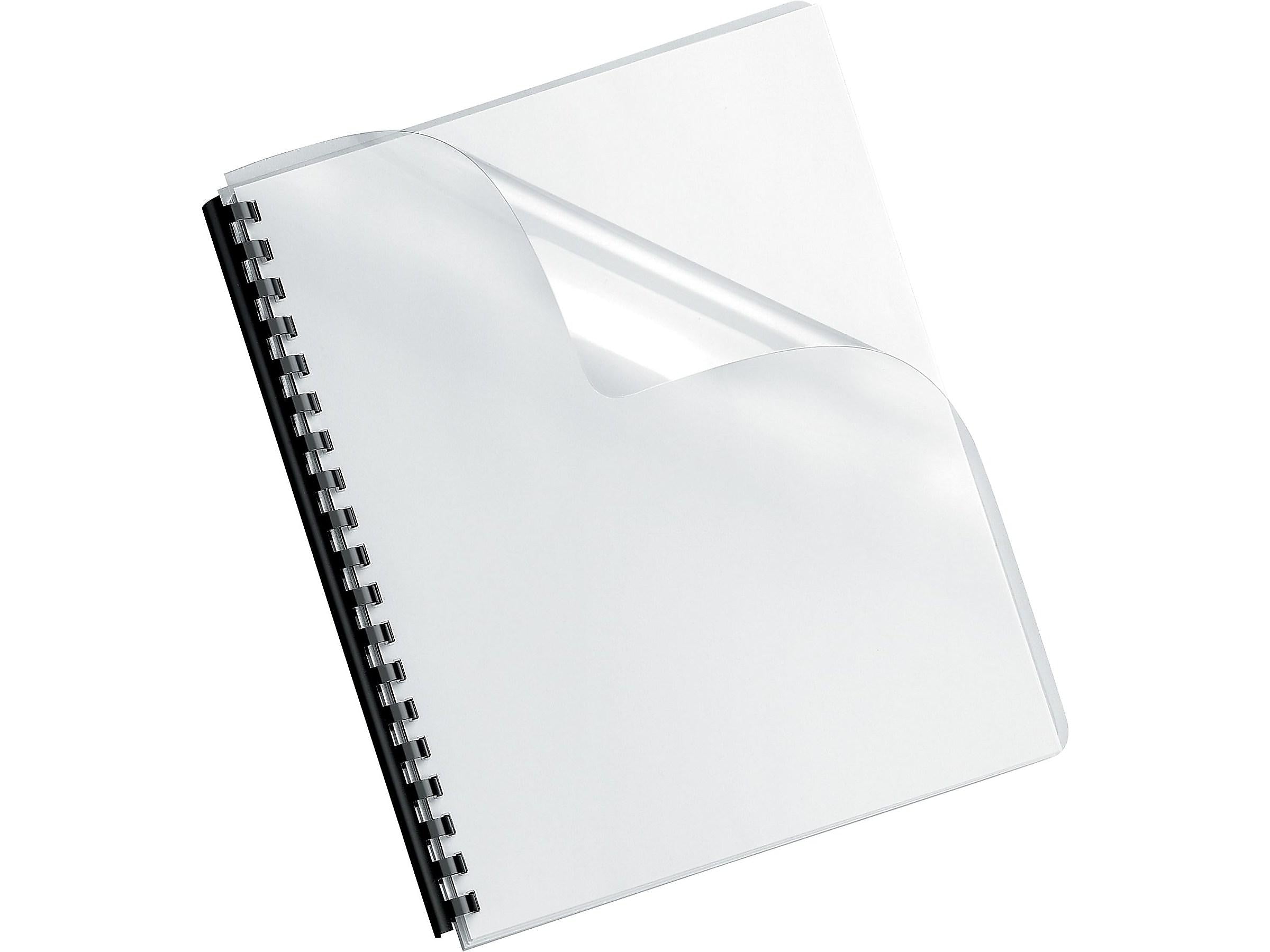 Fellowes Crystals Presentation Covers, Oversize, Clear, 100/Pack