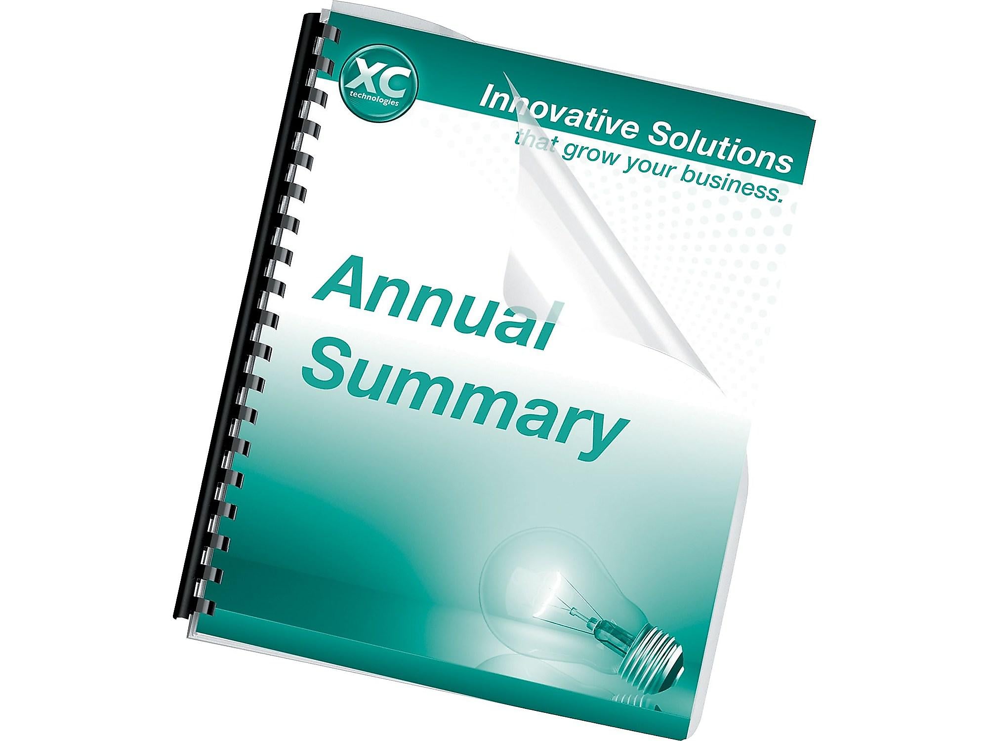 Fellowes Crystals Presentation Covers, Oversize, Clear, 100/Pack