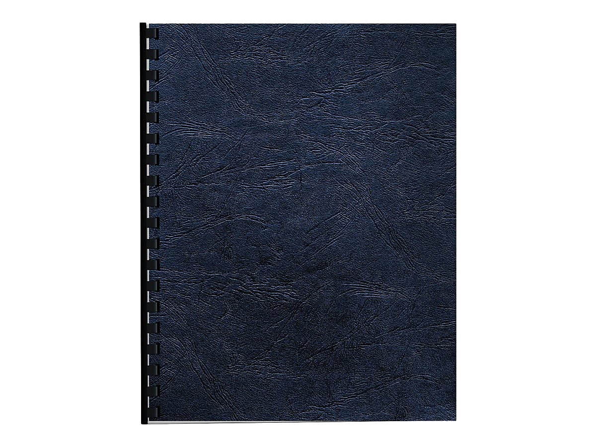 Fellowes Expressions Presentation Covers, Letter Size, Navy, 50/Pack