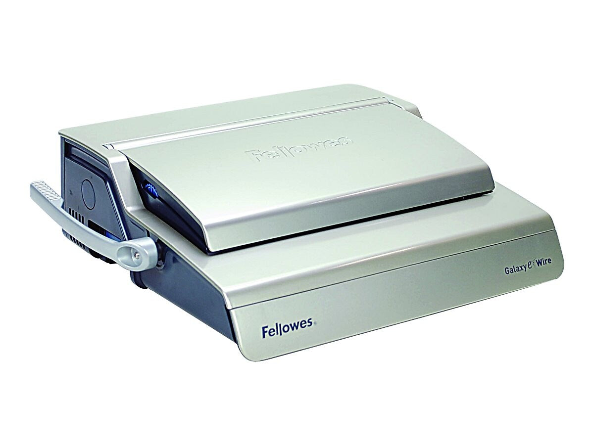 Fellowes Galaxy-E Wire Binding Machine, 130 Sheet Capacity, Gray