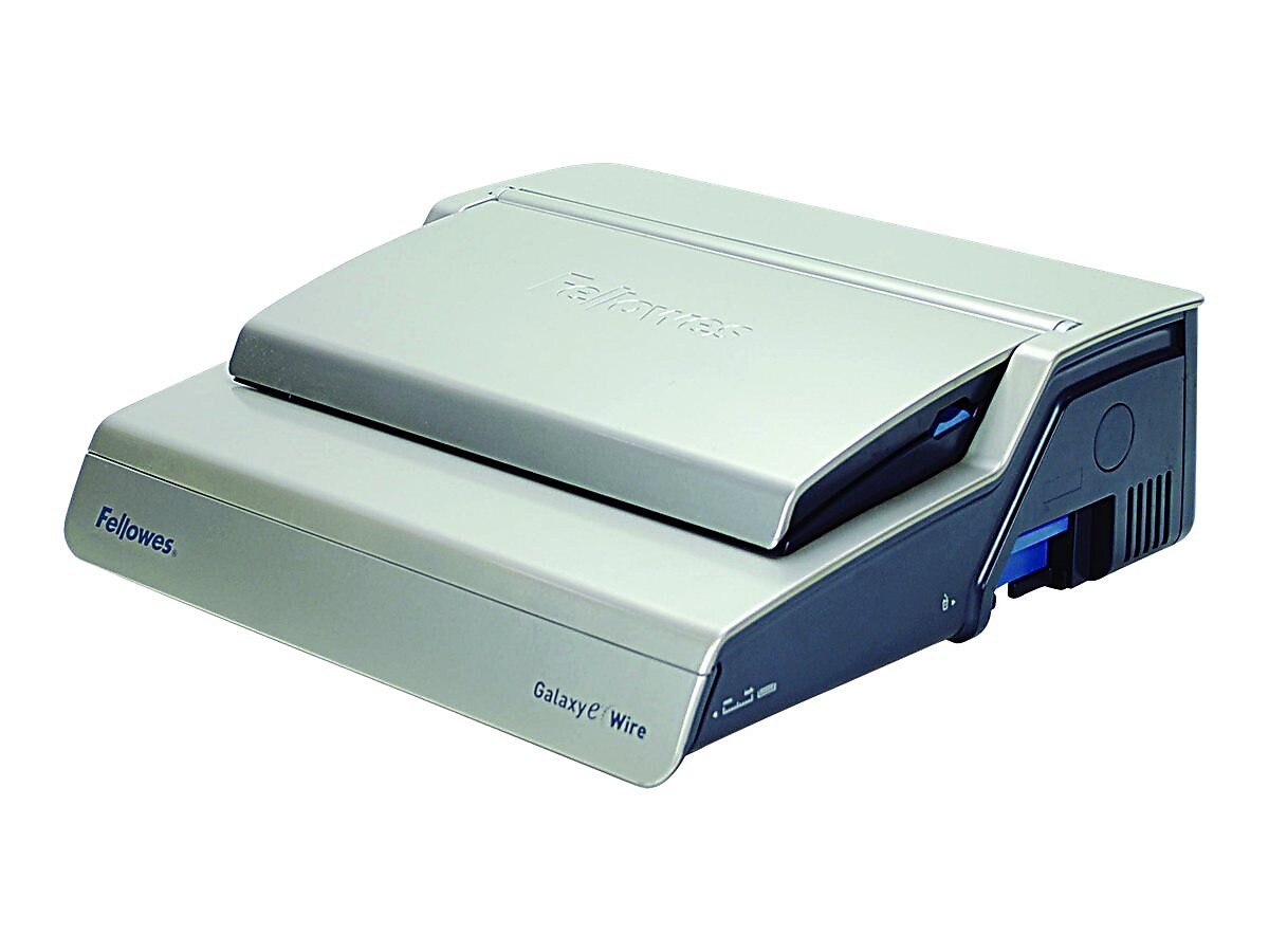 Fellowes Galaxy-E Wire Binding Machine, 130 Sheet Capacity, Gray