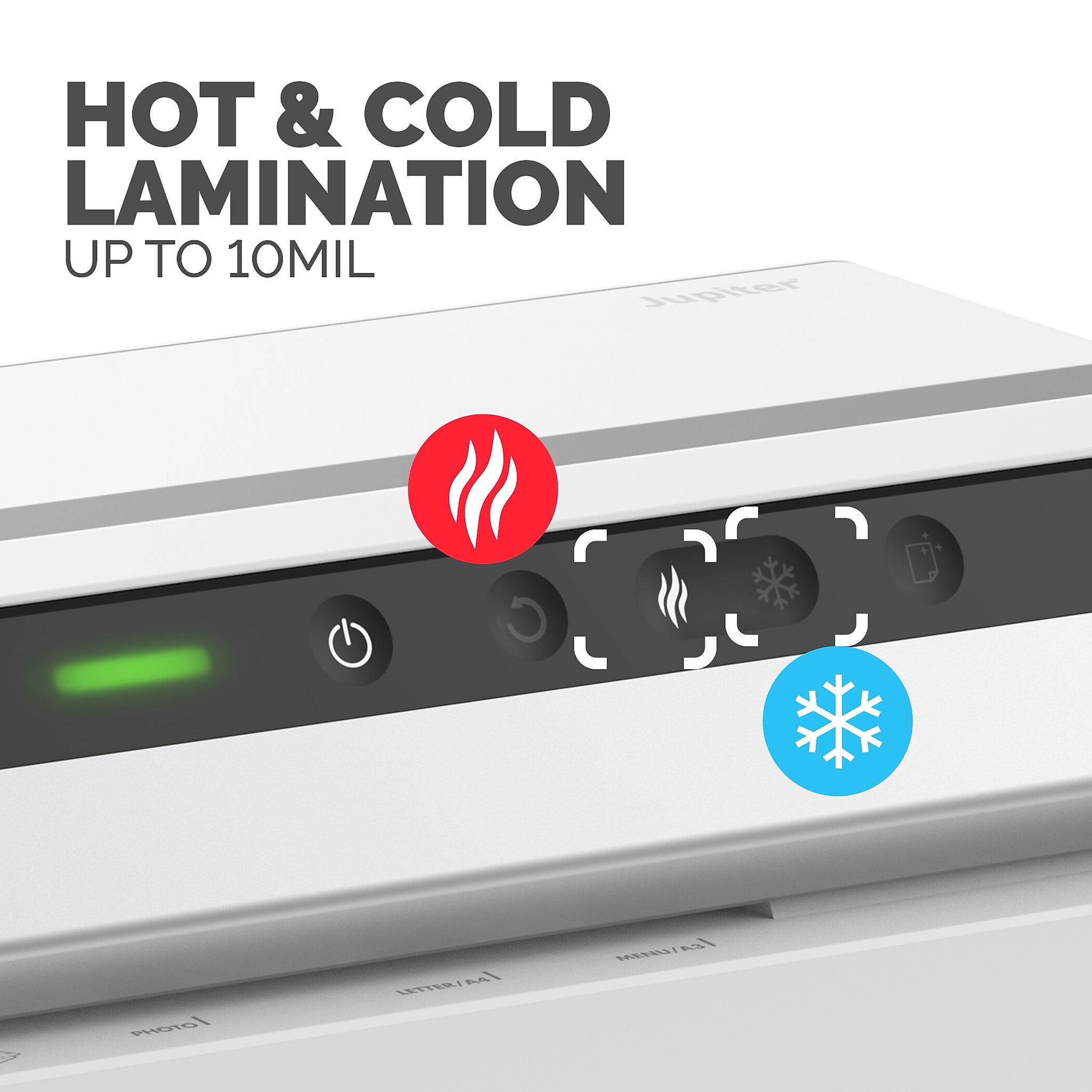 Fellowes Jupiter 125 Thermal & Cold Laminator, 12.5