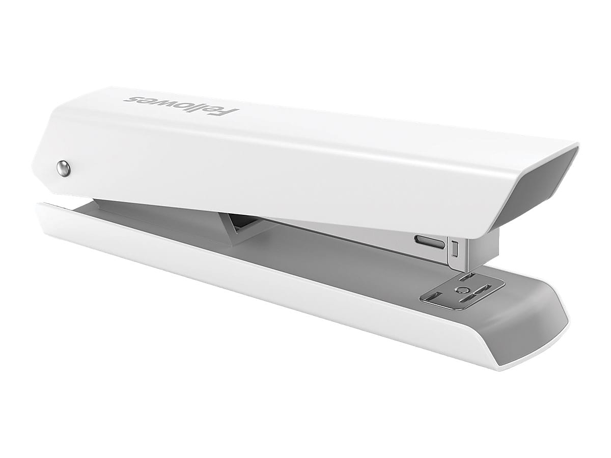 Fellowes LX820 Classic Desktop Stapler, 20-Sheet Capacity, White