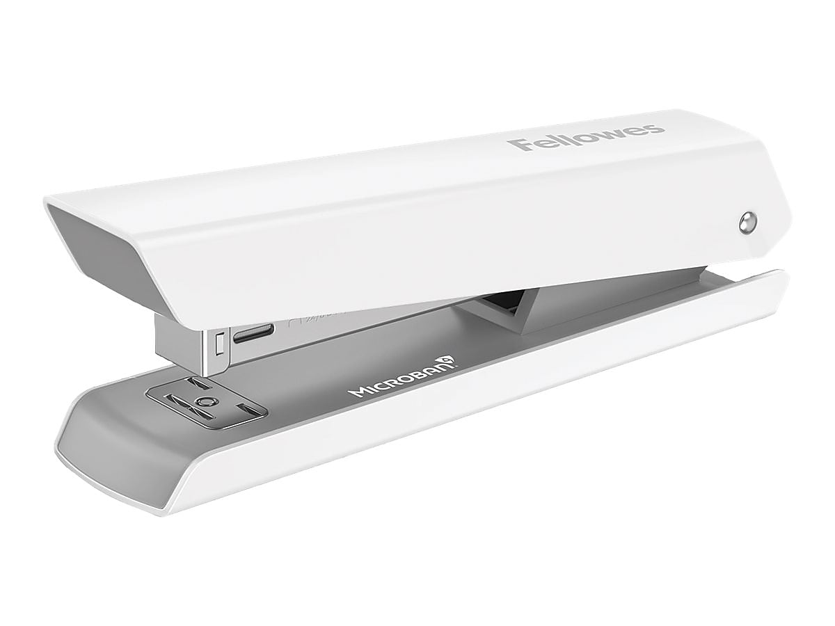 Fellowes LX820 Classic Desktop Stapler, 20-Sheet Capacity, White