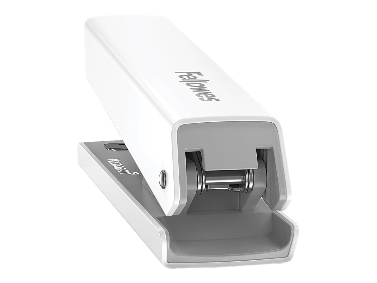 Fellowes LX820 Classic Desktop Stapler, 20-Sheet Capacity, White