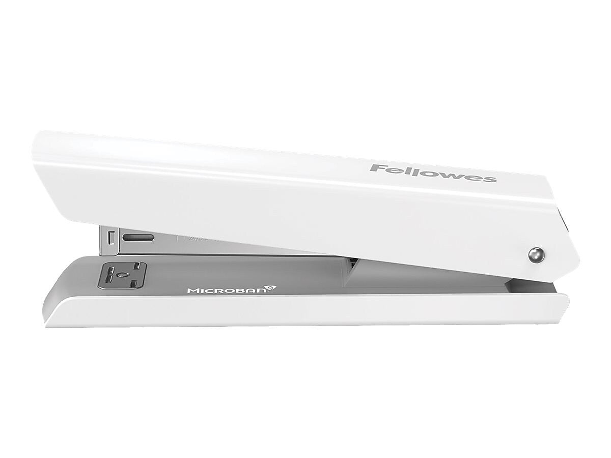 Fellowes LX820 Classic Desktop Stapler, 20-Sheet Capacity, White