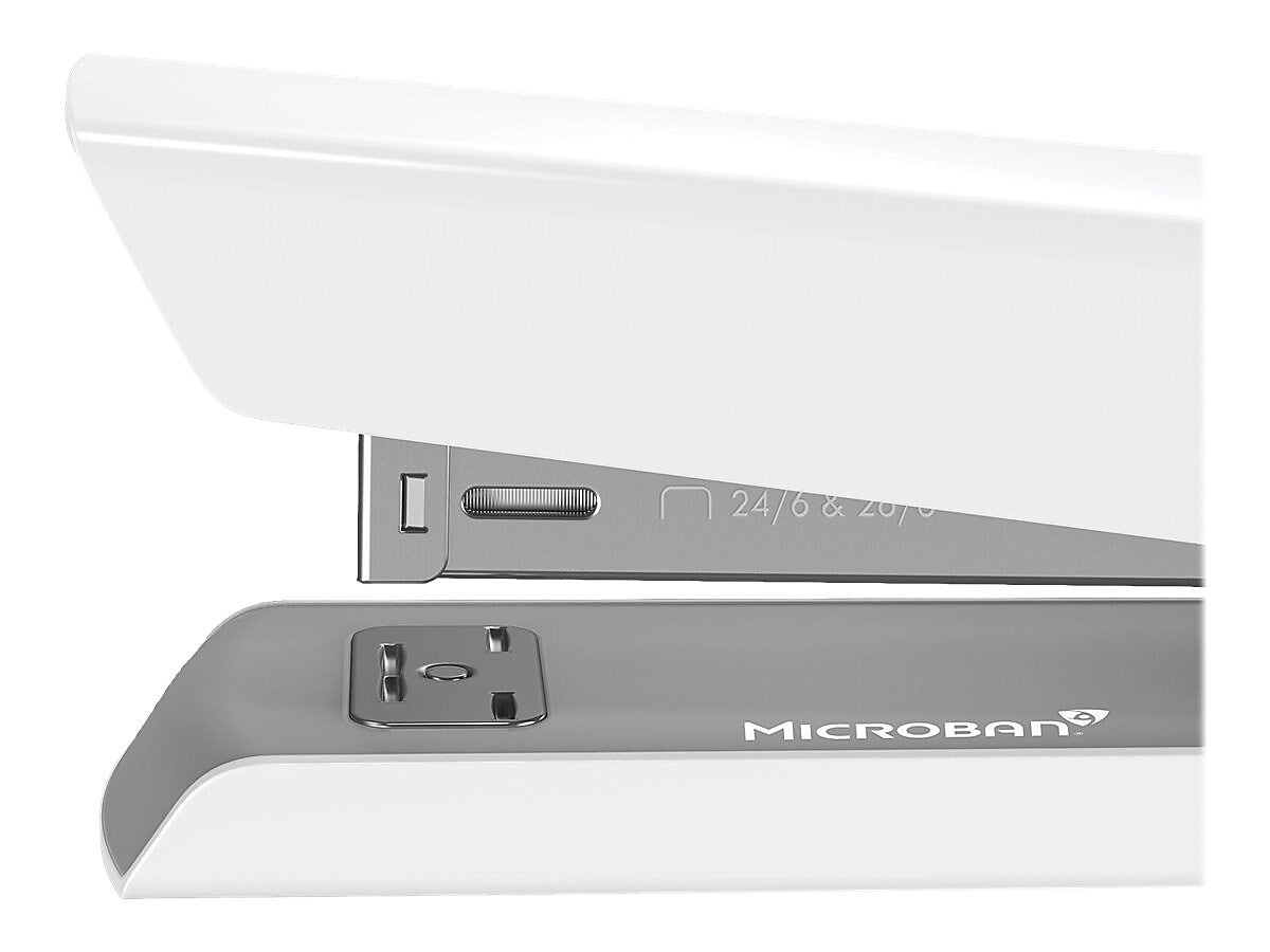 Fellowes LX820 Classic Desktop Stapler, 20-Sheet Capacity, White