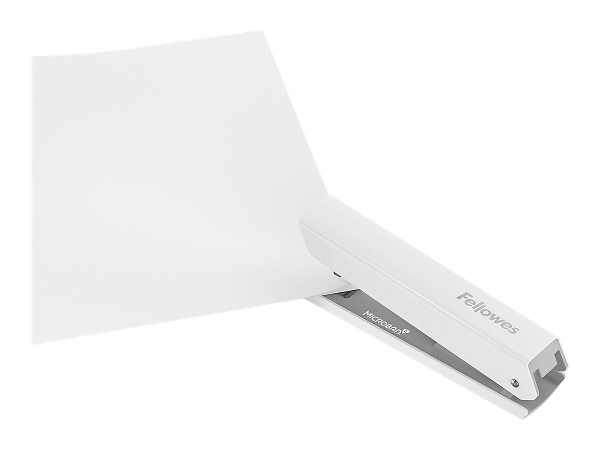 Fellowes LX820 Classic Desktop Stapler, 20-Sheet Capacity, White