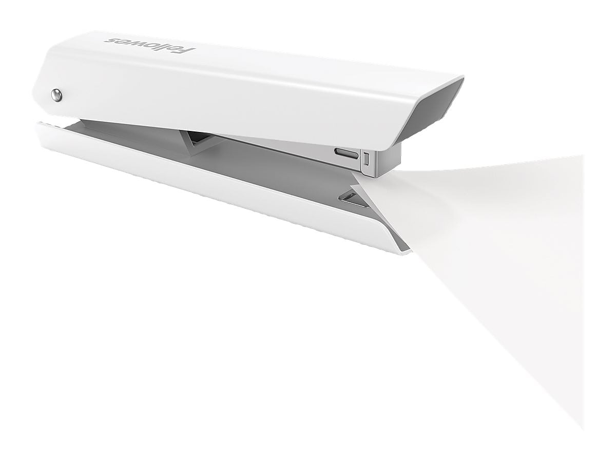 Fellowes LX820 Classic Desktop Stapler, 20-Sheet Capacity, White