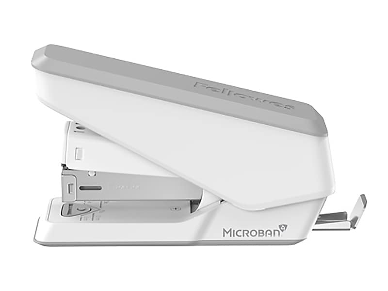 Fellowes LX840 EasyPress Desktop Stapler, 25-Sheet Capacity, White