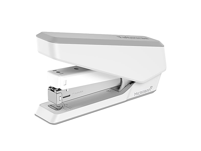 Fellowes LX850 EasyPress Desktop Stapler, 25 Sheet Capacity, White