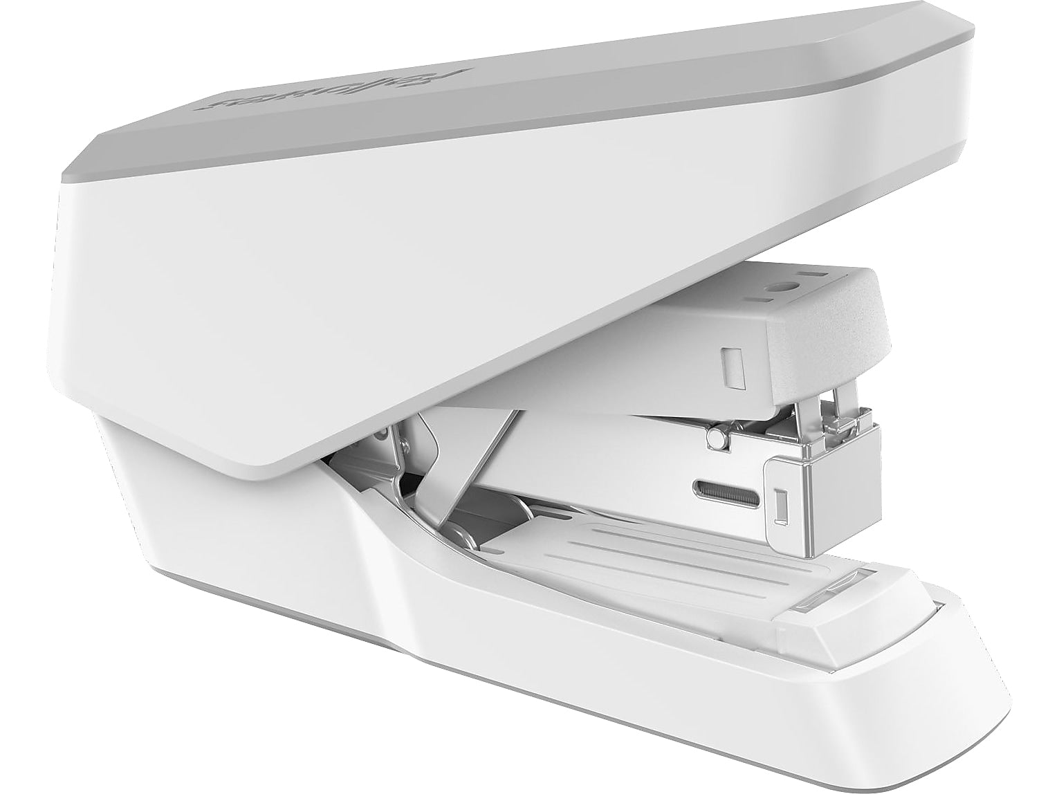 Fellowes LX860 EasyPress Desktop Stapler, 40-Sheet Capacity, White