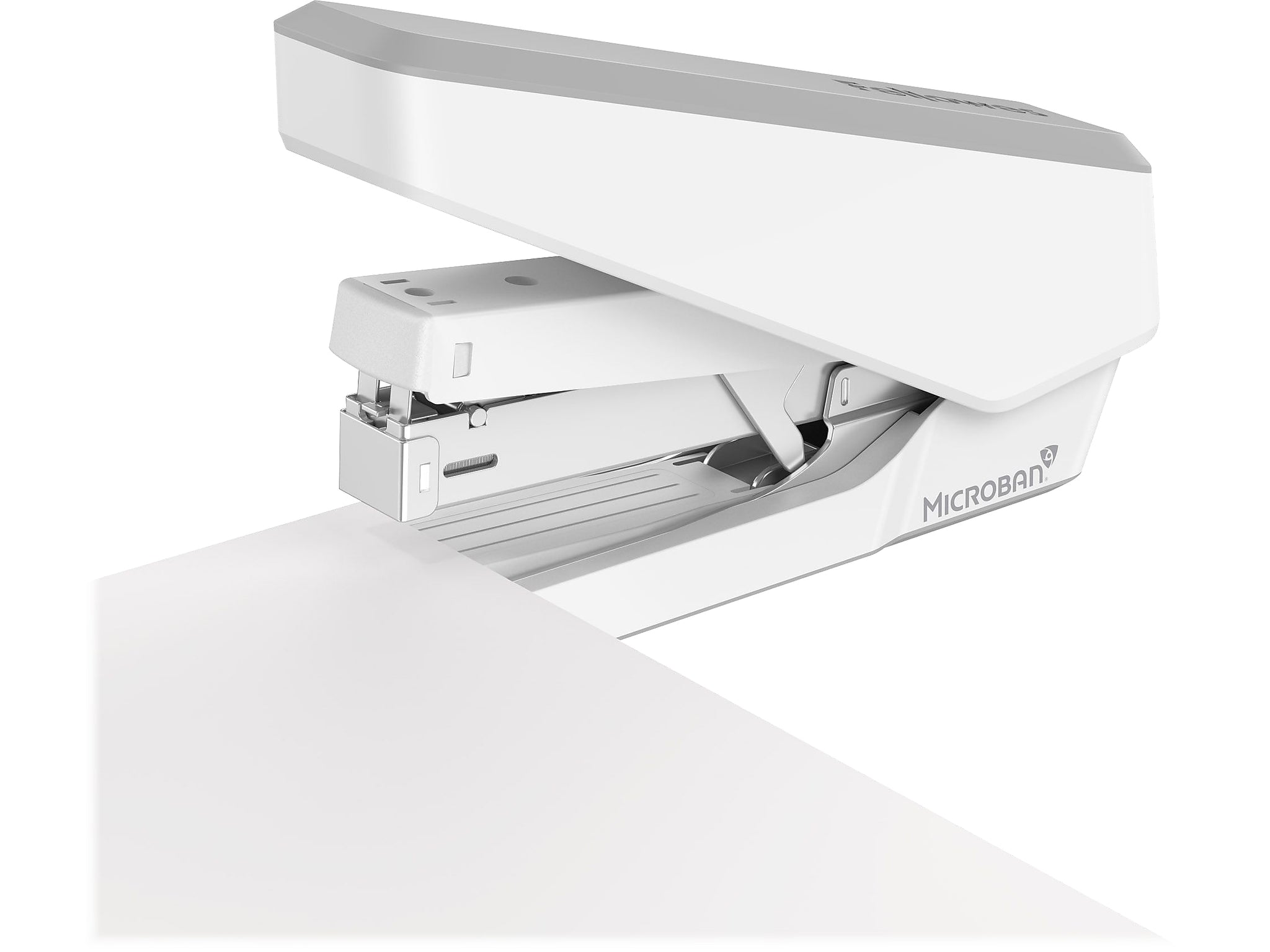 Fellowes LX860 EasyPress Desktop Stapler, 40-Sheet Capacity, White