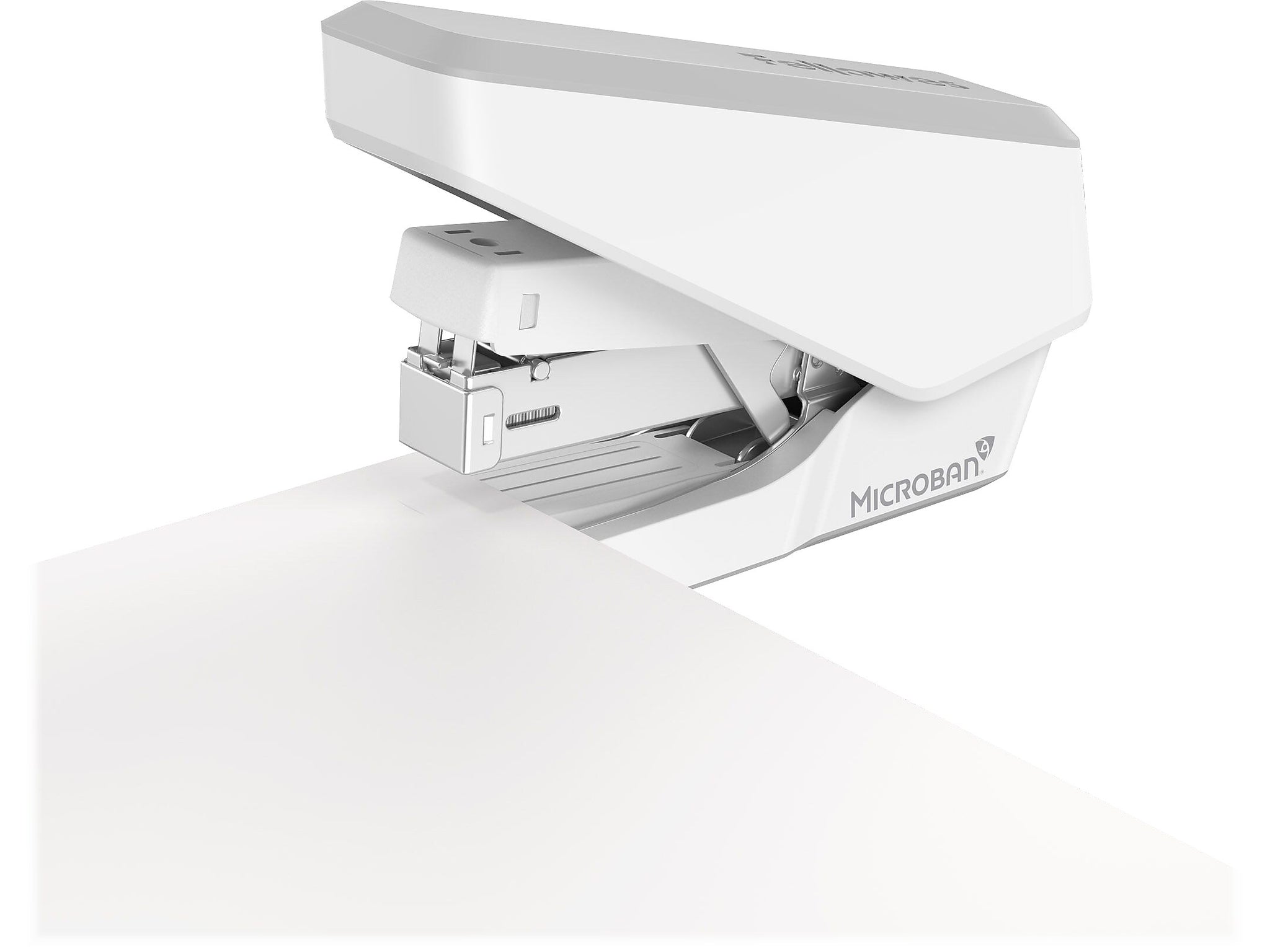 Fellowes LX860 EasyPress Desktop Stapler, 40-Sheet Capacity, White