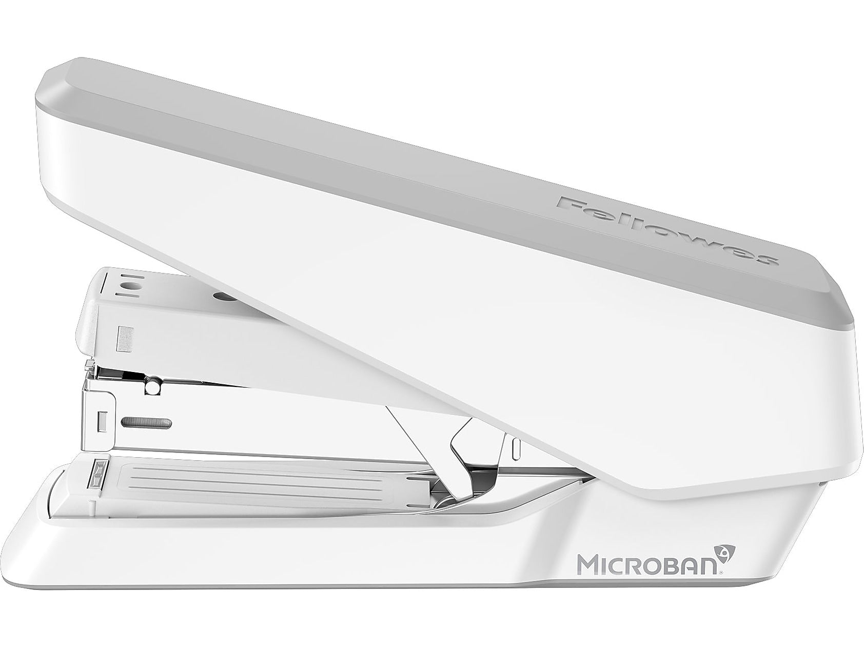 Fellowes LX870 EasyPress Desktop Stapler, 40-Sheet Capacity, White