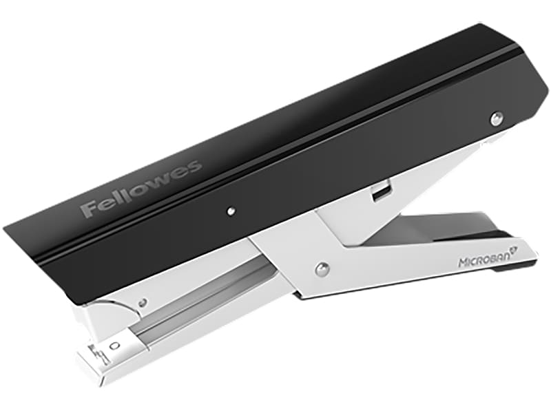Fellowes LX890 Hand-Held Stapler, 40-Sheet Capacity, Black