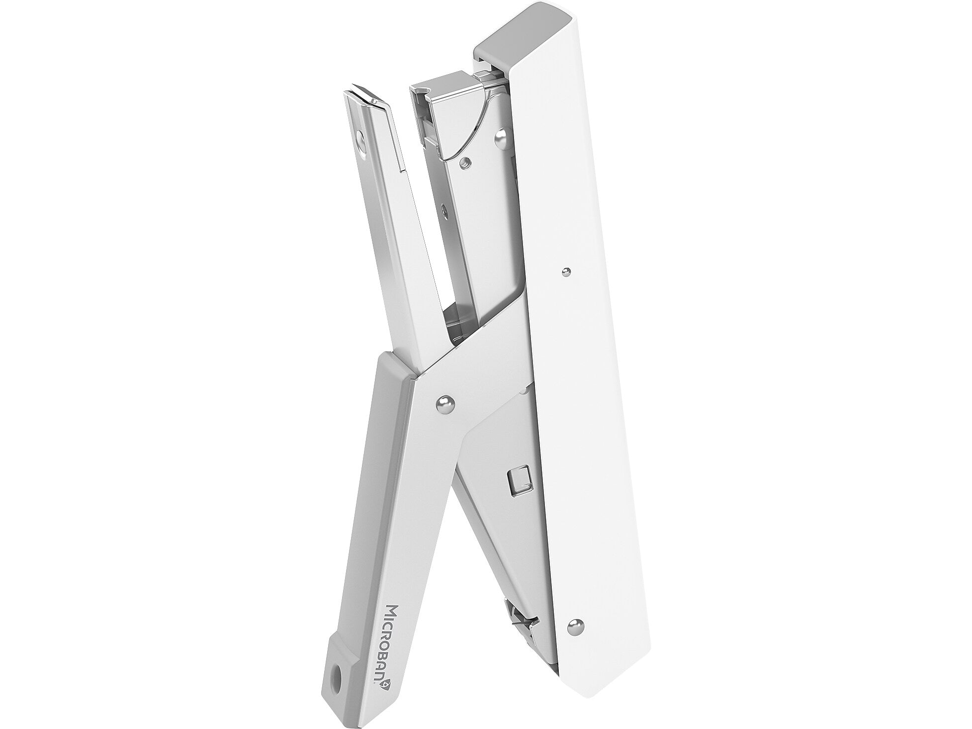 Fellowes LX890 Hand-Held Stapler, 40-Sheet Capacity, White