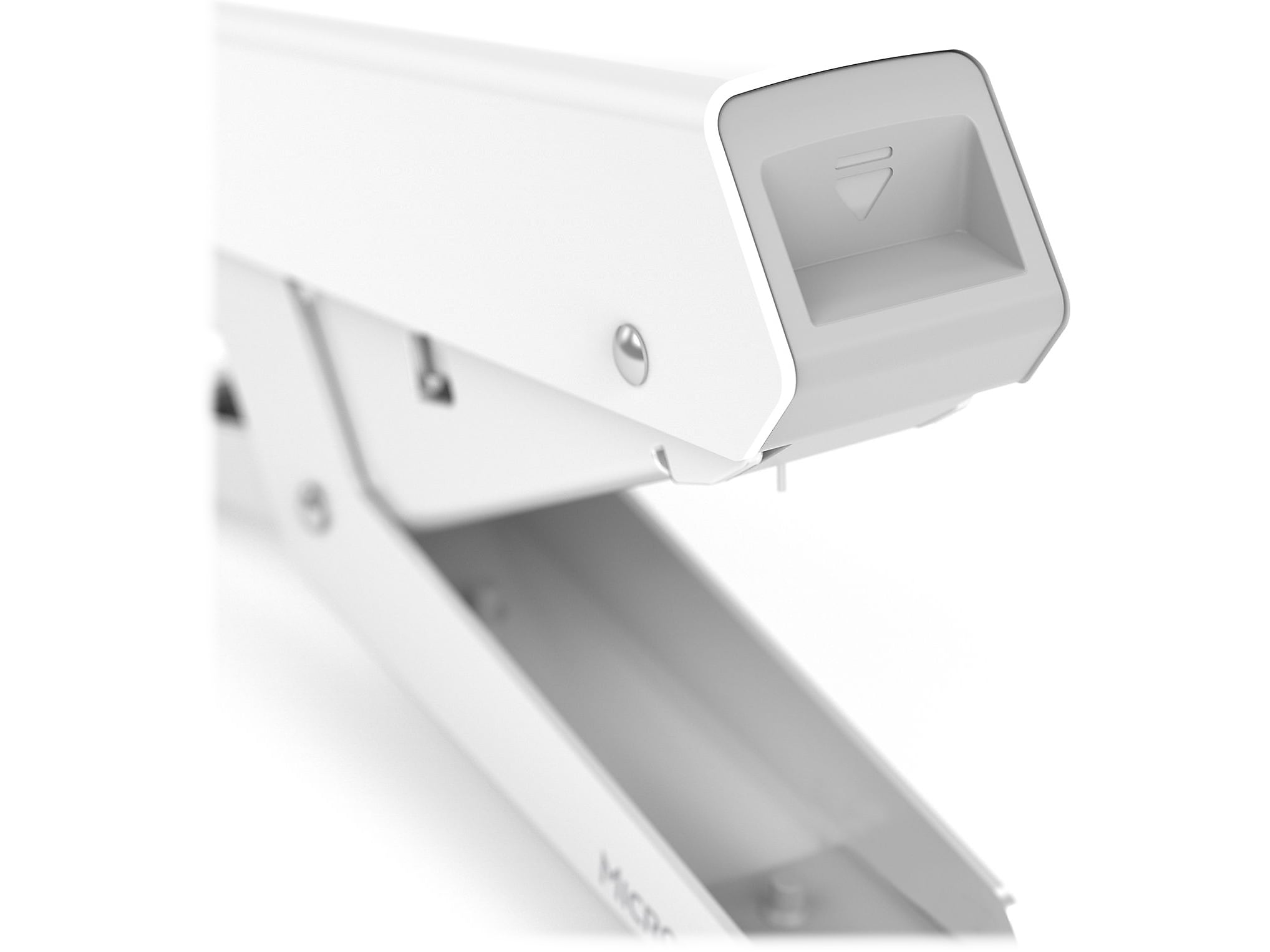 Fellowes LX890 Hand-Held Stapler, 40-Sheet Capacity, White