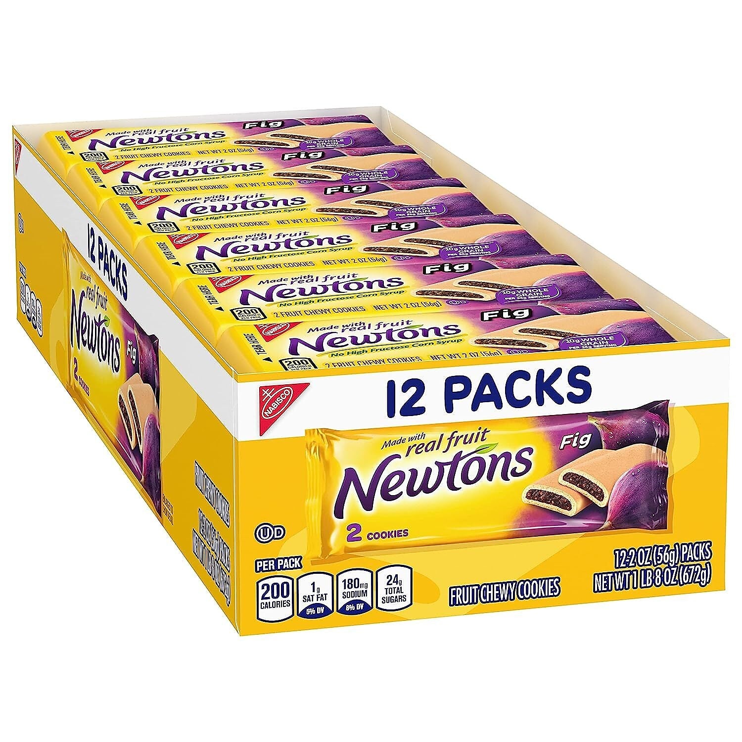Fig Newtons Cookies, 2 oz., 12/Box