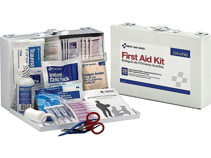 First Aid Only 106-Piece First Aid Kits, 106 Pieces, White, Kit