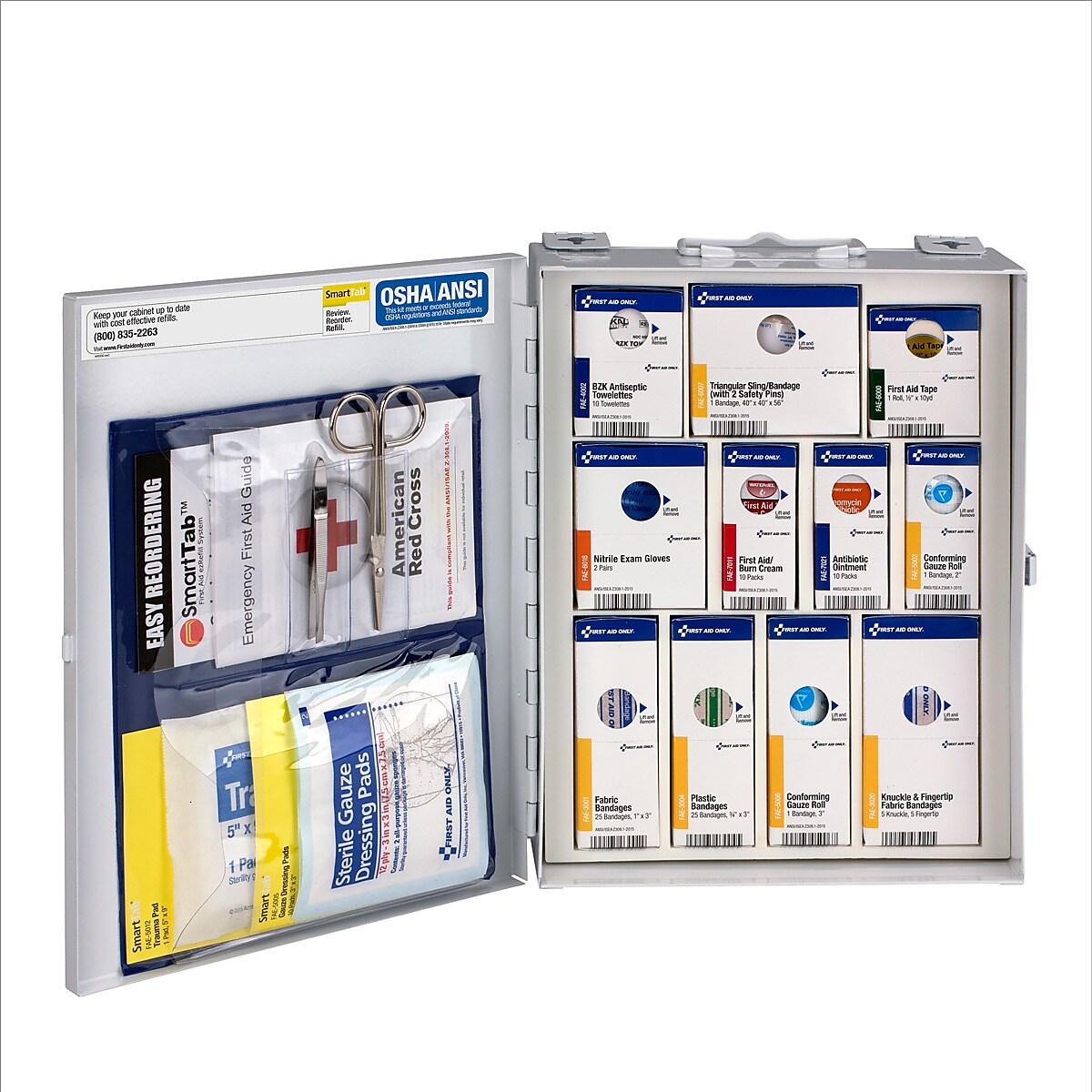 First Aid Only 112 pc. First Aid Kit for 25 people