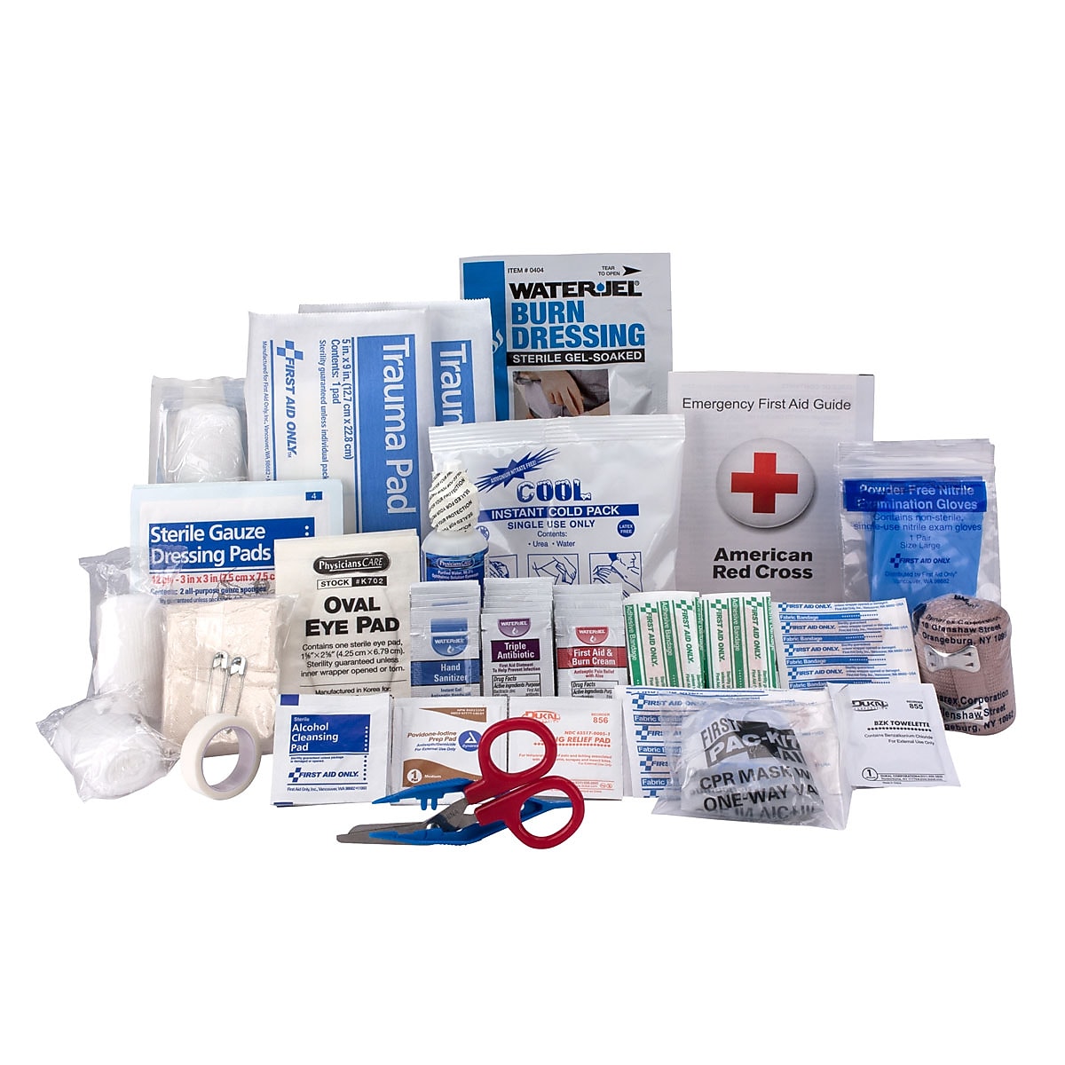 First Aid Only 183-Piece First Aid Kit Refill, 50 People