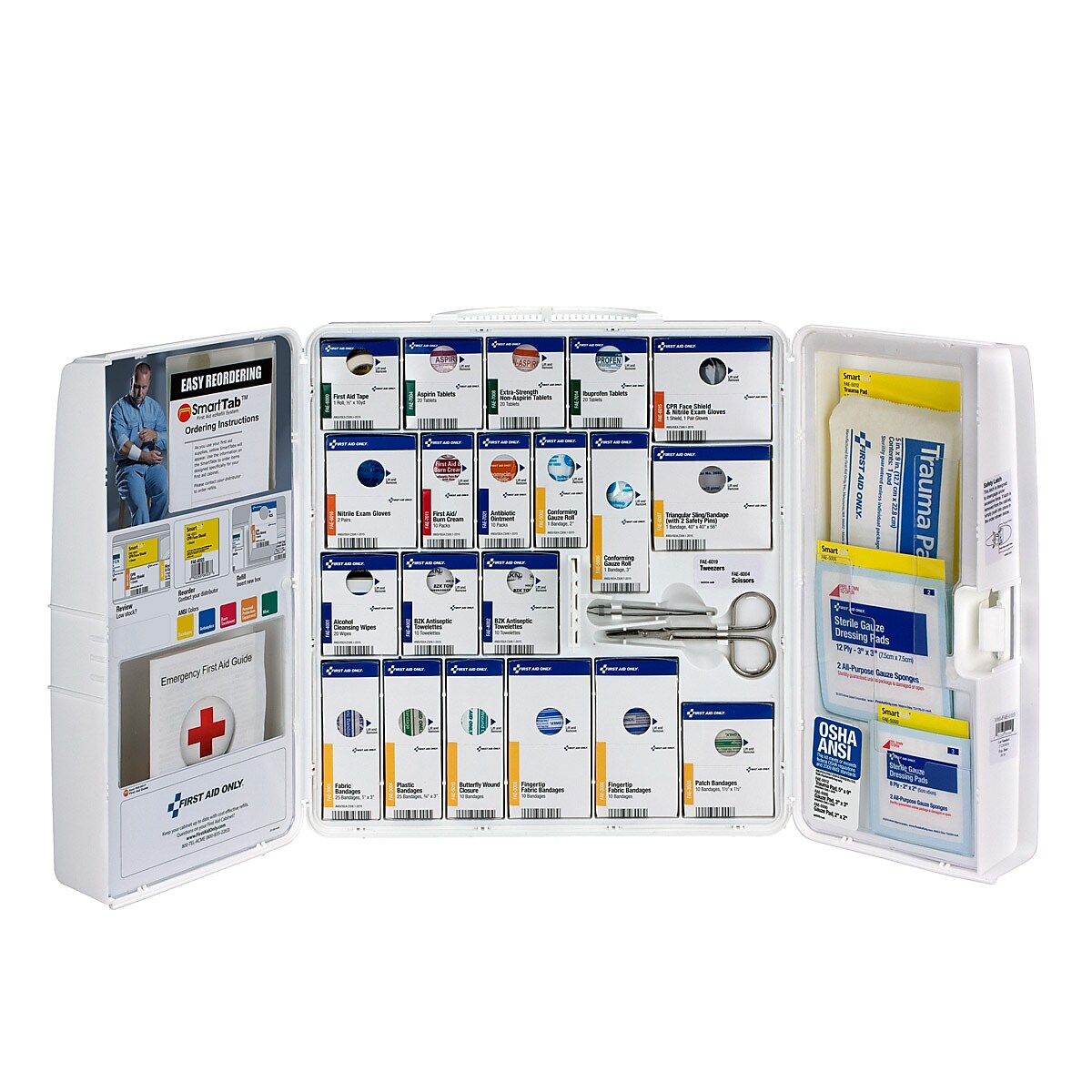 First Aid Only 245 pc. First Aid Kit for 50 People