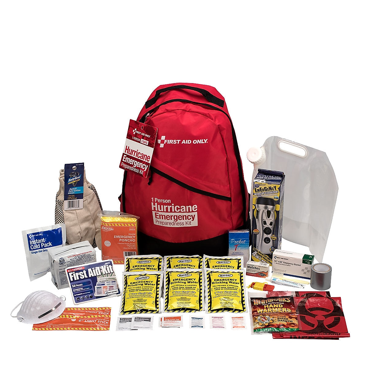 First Aid Only 3-Day Hurricane Emergency Preparedness Kit