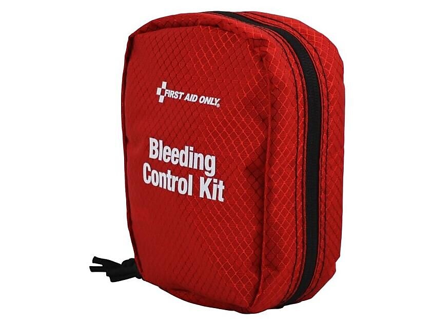 First Aid Only 7-Piece Bleeding Control Kit, California AB2260, Fabric Pouch