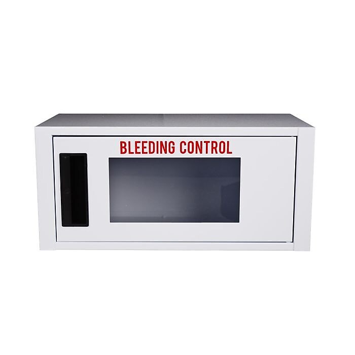 First Aid Only Bleeding Control Small Empty Cabinet, Without Alarm