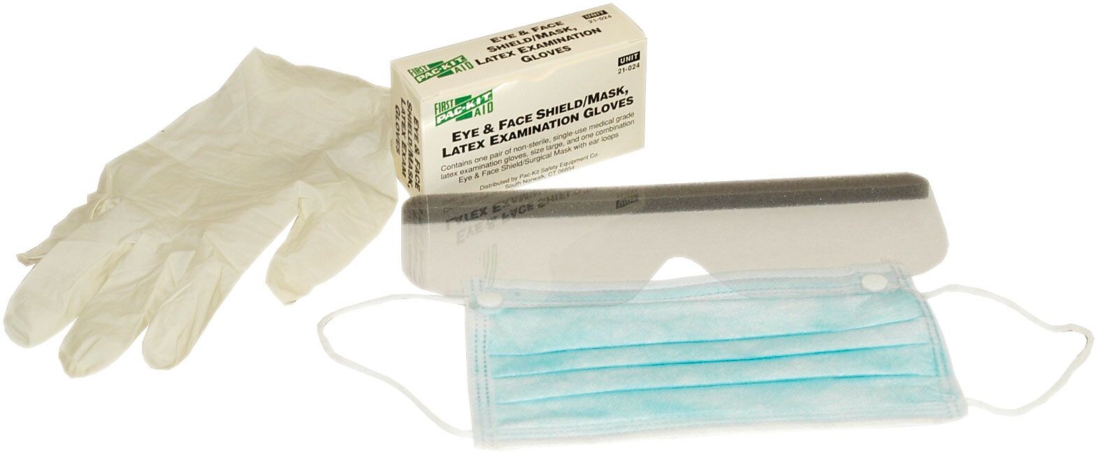 First Aid Only Eye/Face Shield with Gloves