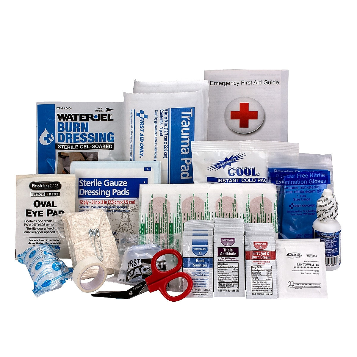 First Aid Only First Aid Cabinet Refill, 89 Pieces, Kit