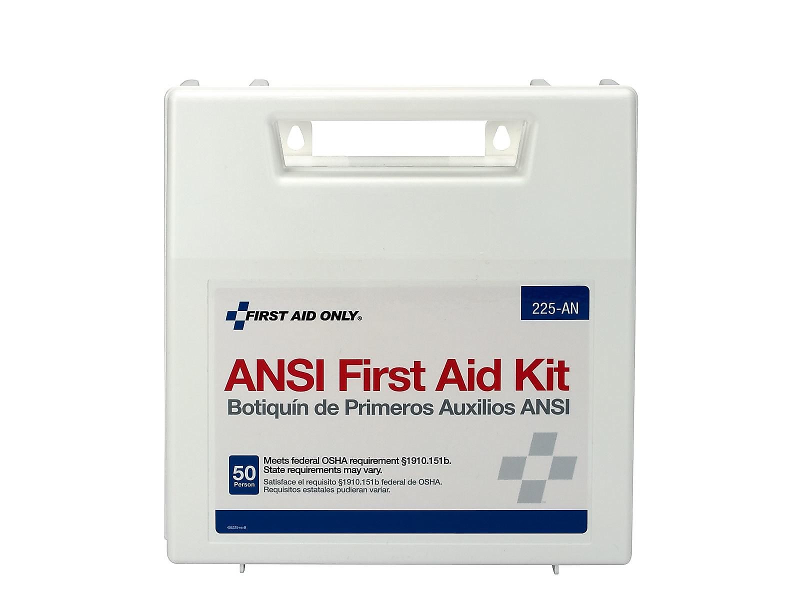 First Aid Only First Aid Kit, 50 People, 196 Pieces