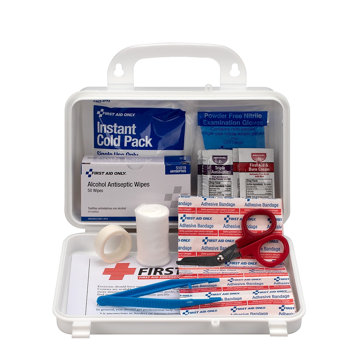 First Aid Only First Aid Kits, 113 Pieces, White