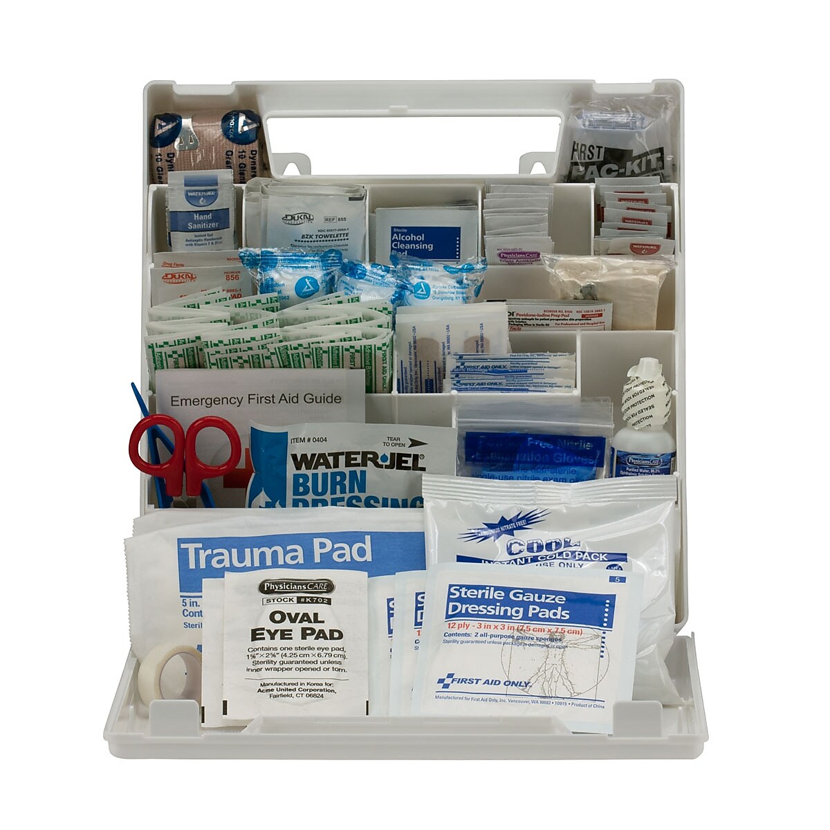 First Aid Only First Aid Kits, 183 Pieces, White