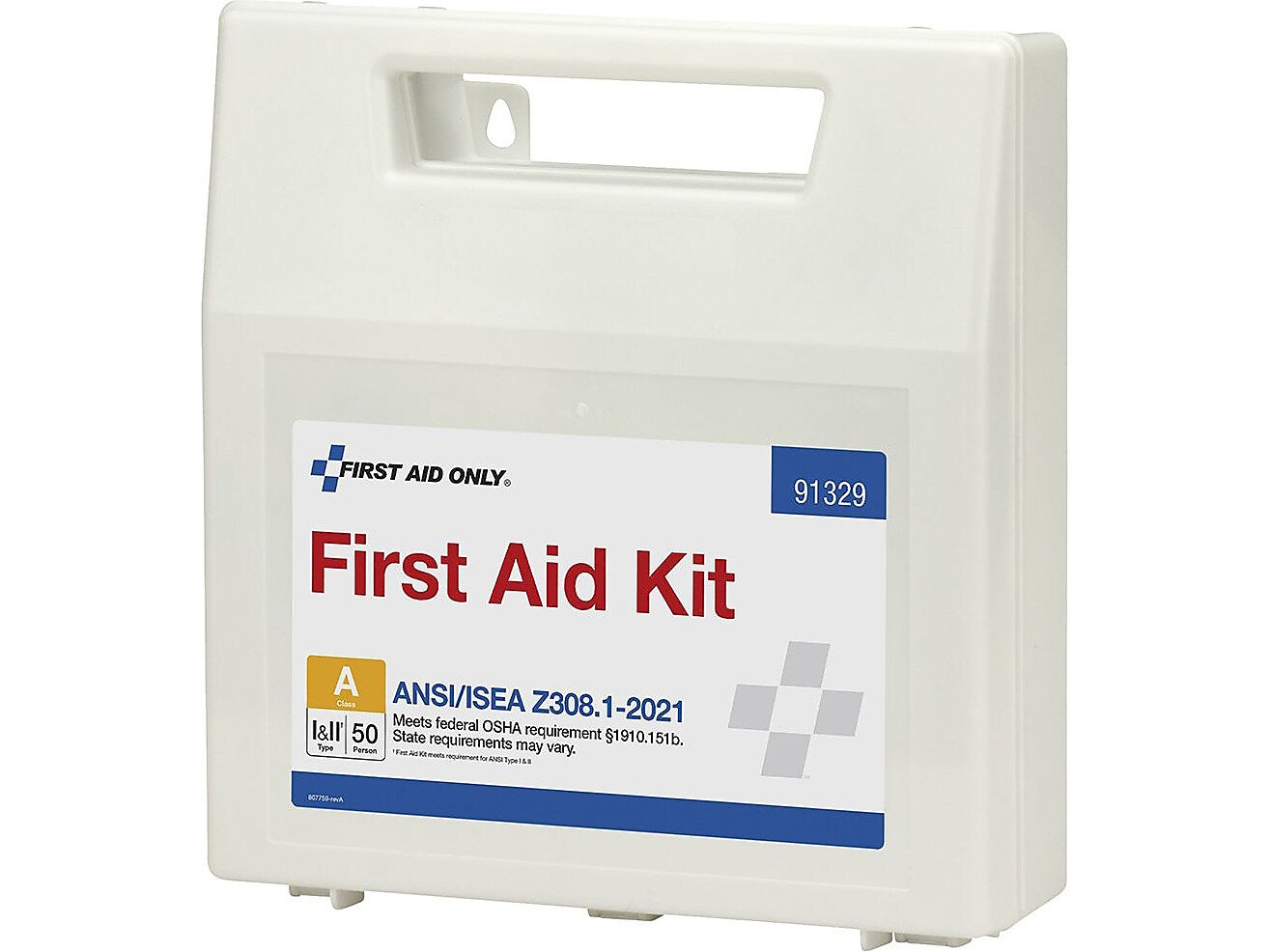 First Aid Only First Aid Kits, 184 Pieces, White, Each