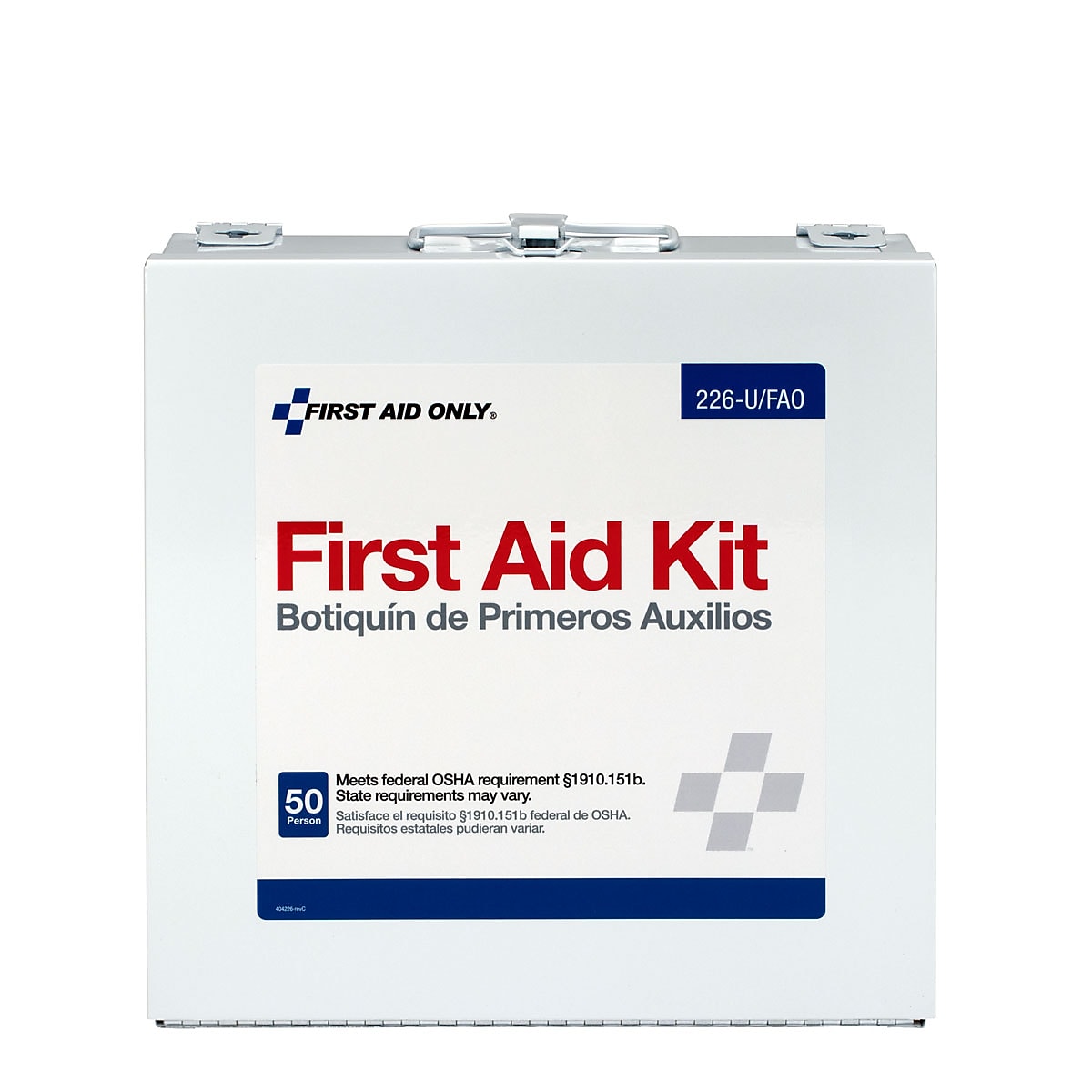First Aid Only First Aid Kits, 197 Pieces, Up to 50 People, White