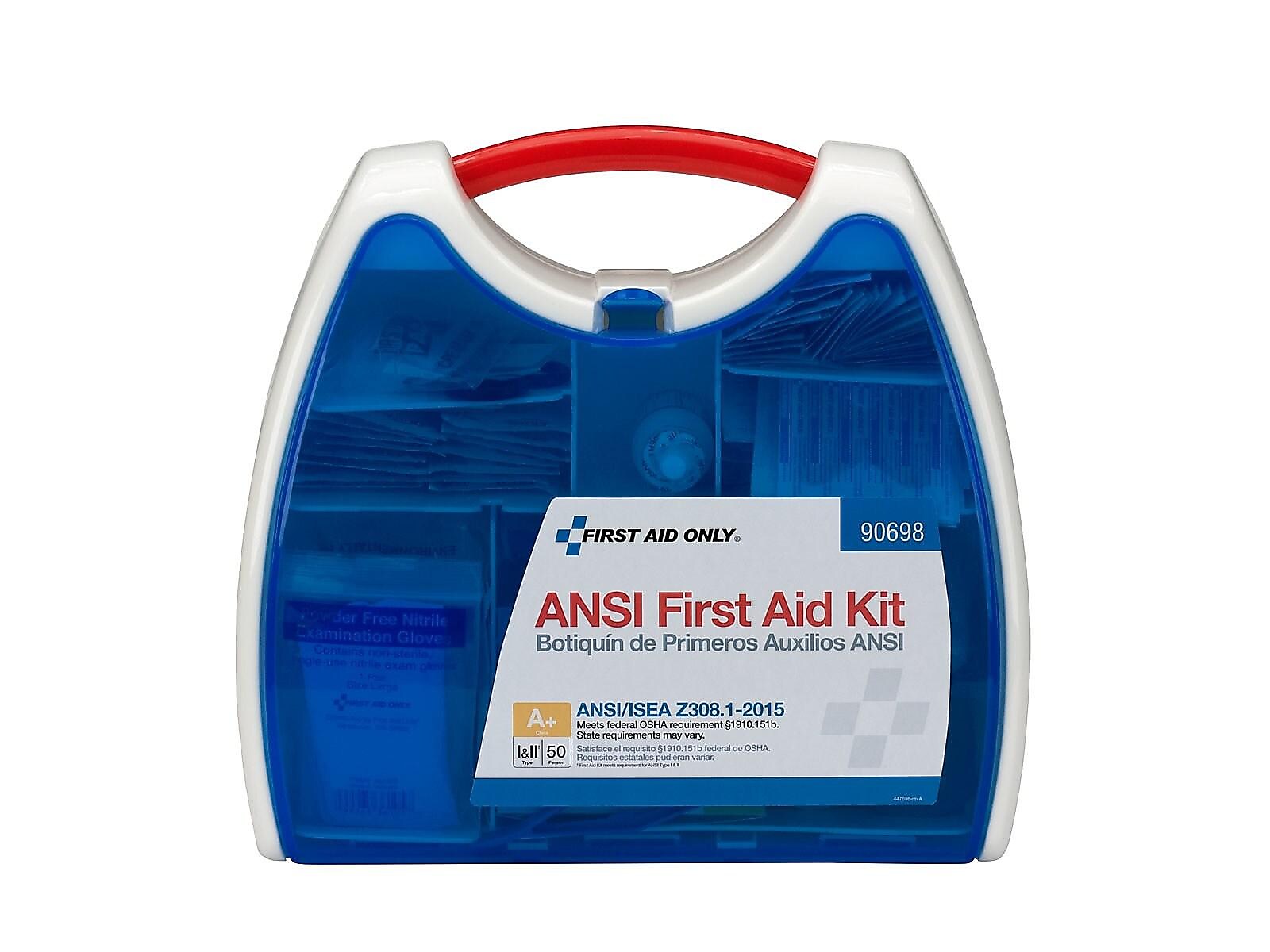 First Aid Only First Aid Kits, 238 Pieces, Blue/White