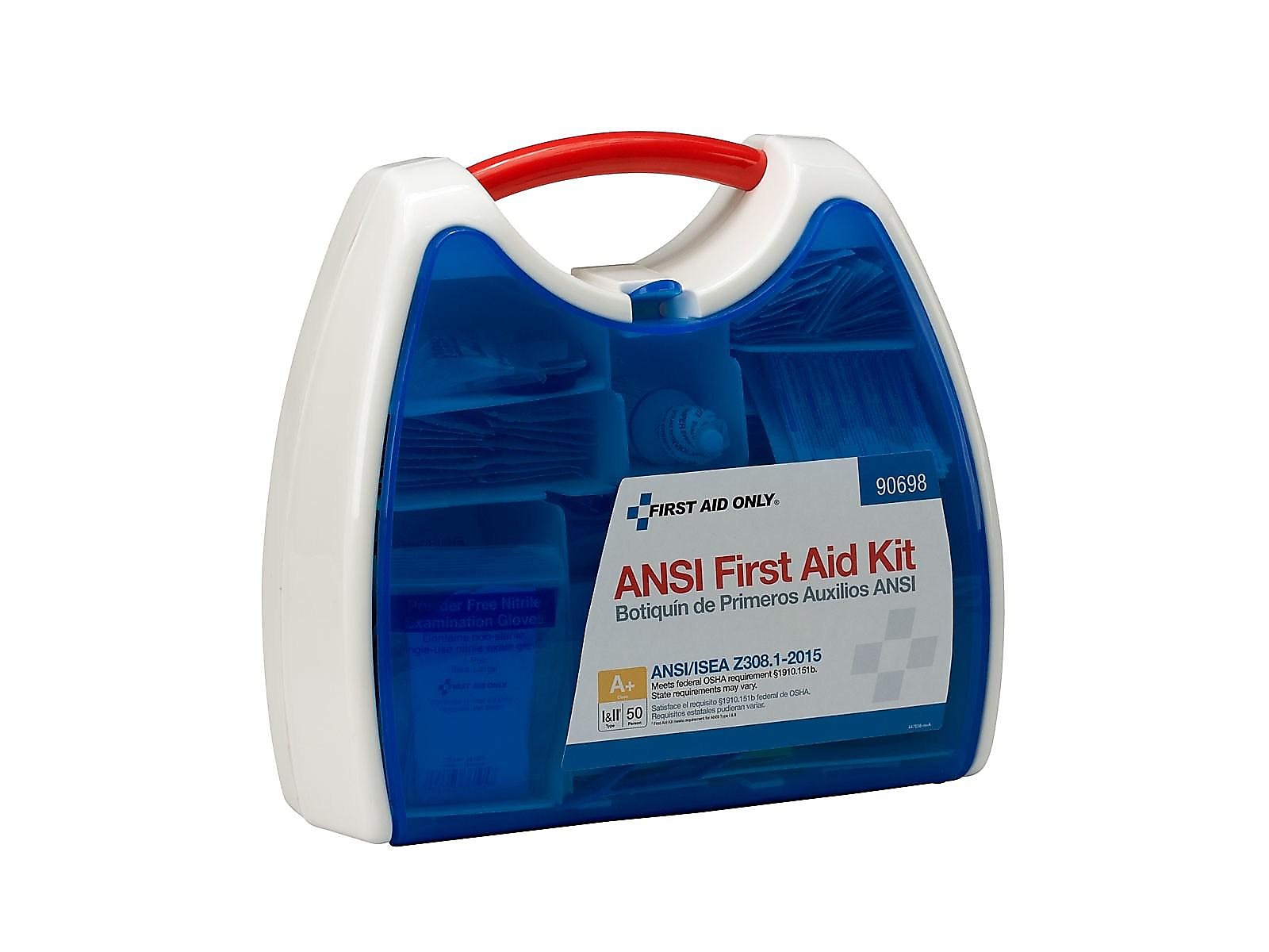 First Aid Only First Aid Kits, 238 Pieces, Blue/White