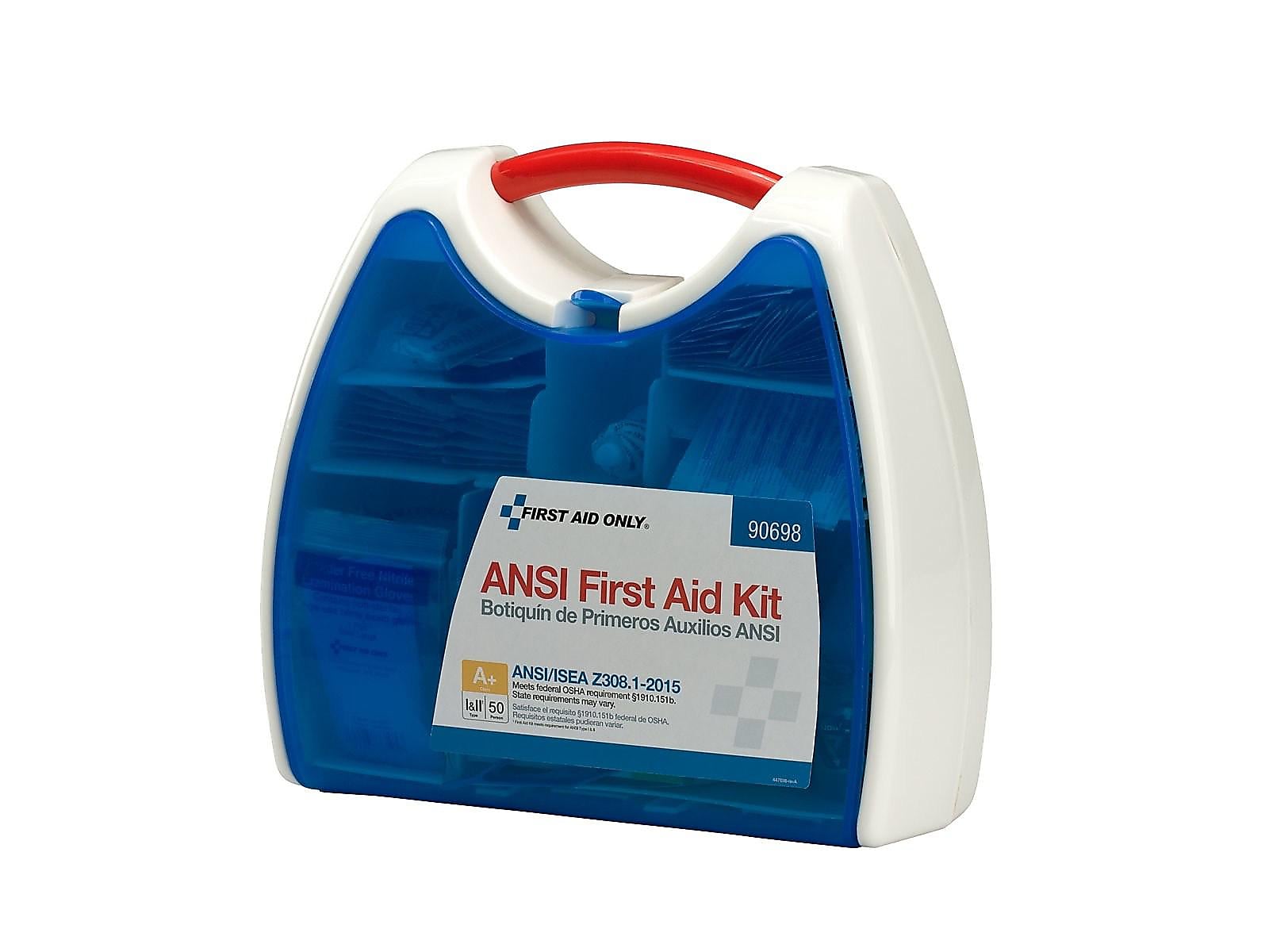 First Aid Only First Aid Kits, 238 Pieces, Blue/White