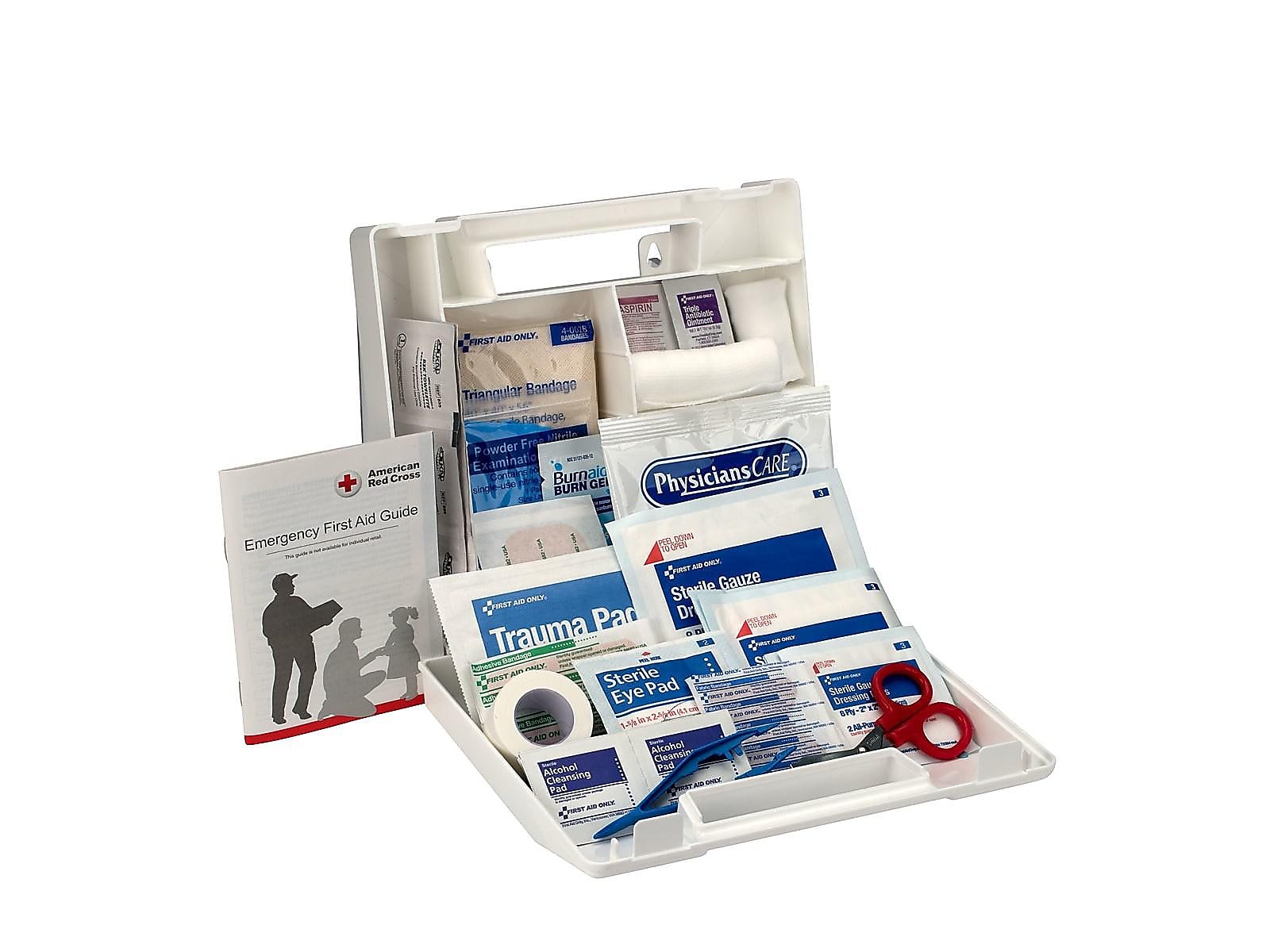 First Aid Only First Aid Kits, 63 Pieces, White