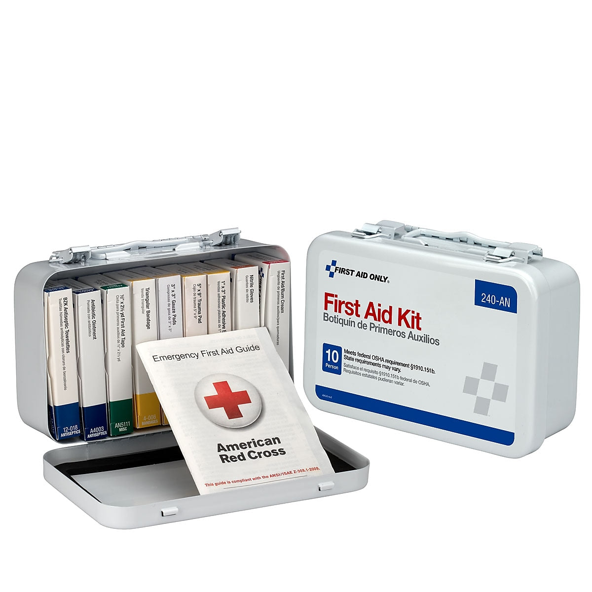 First Aid Only First Aid Kits, 64 Pieces, White